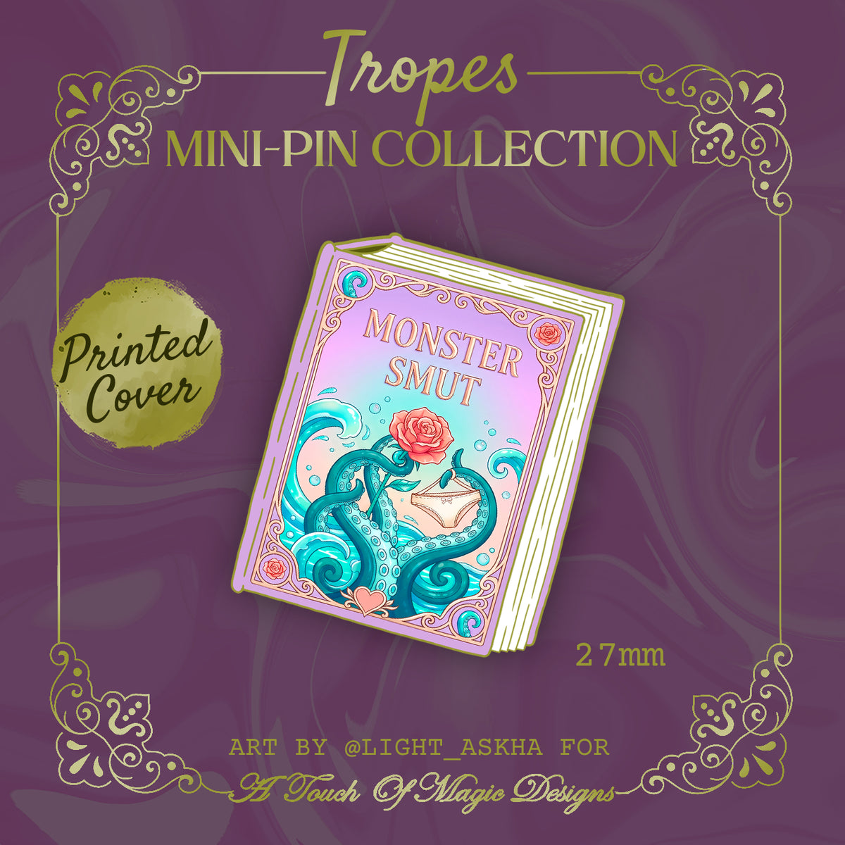 Tiny Tropes pin collection - Monster Smut - PRE-ORDER