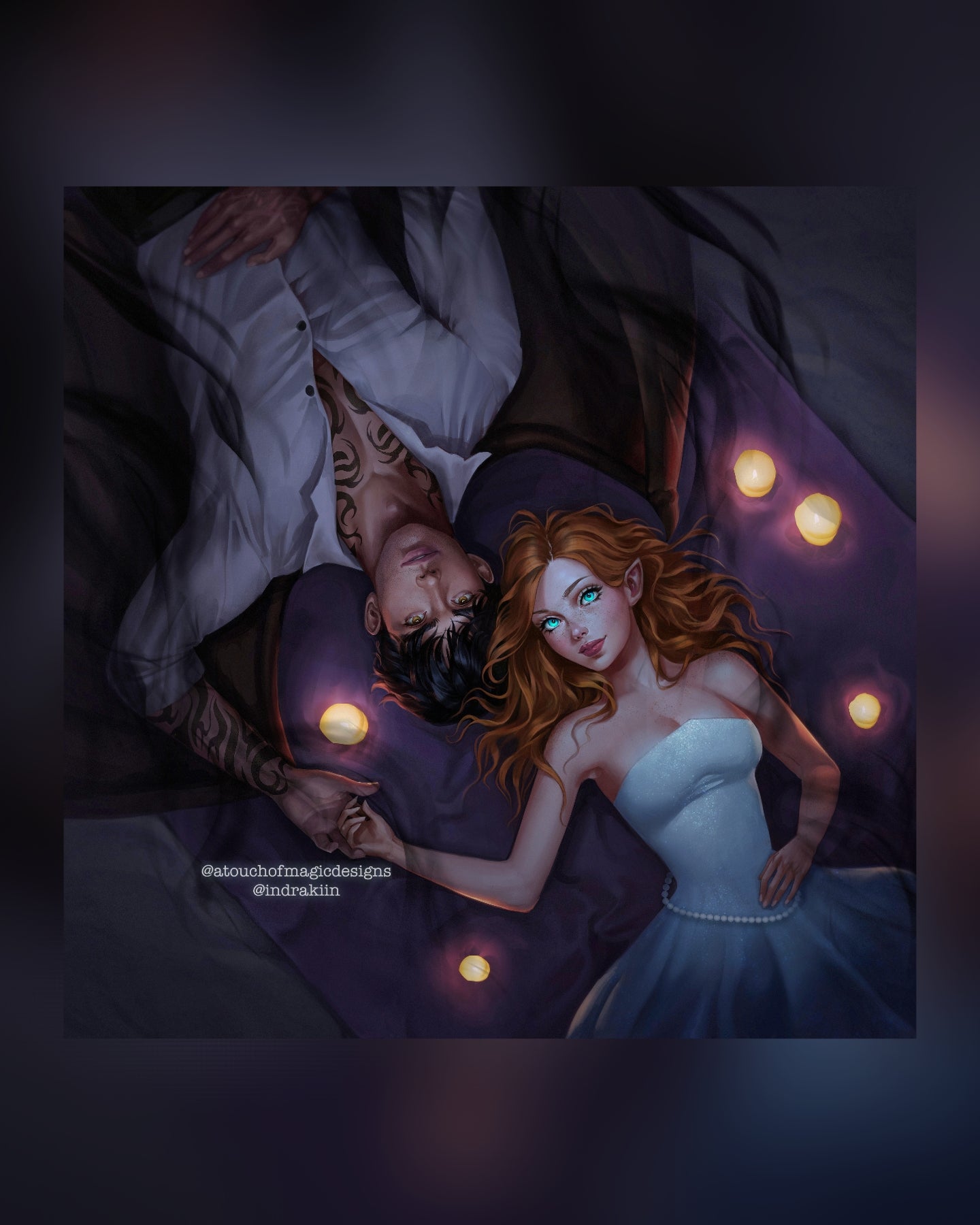 Moonlit meetings - OFFICIALLY LICENSED - premium print