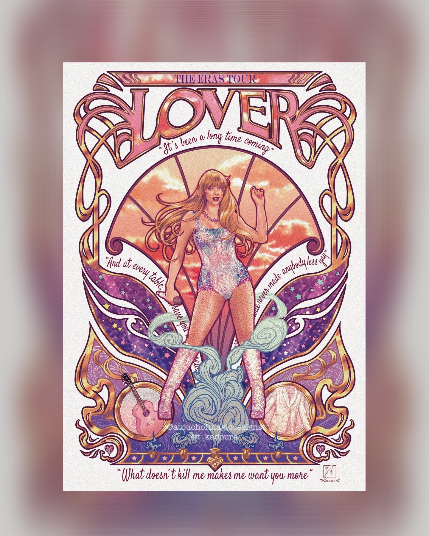 Love Nouveau - premium print
