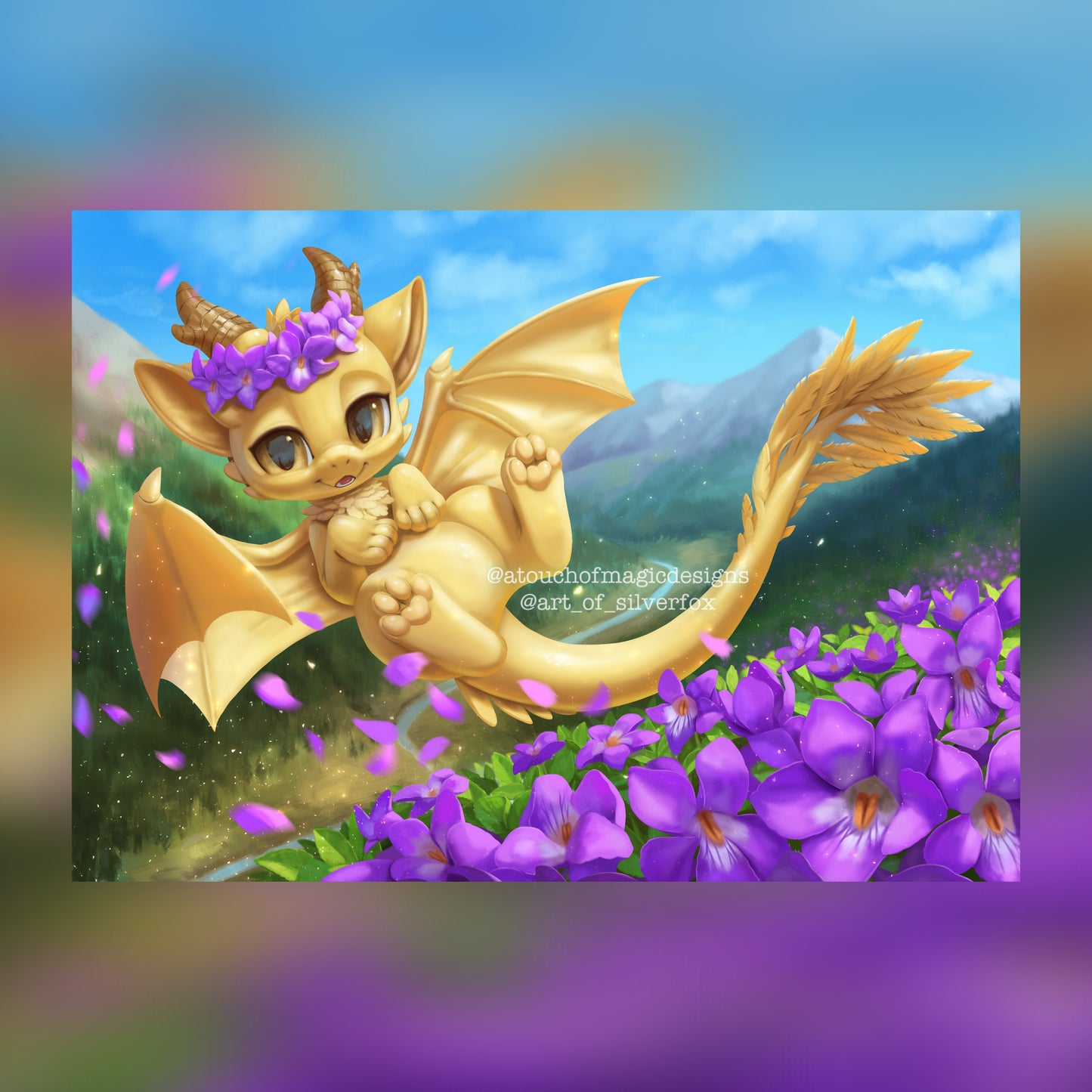 The sweetest Feathertail- OFFICIALLY LICENSED FOURTH WING - premium print