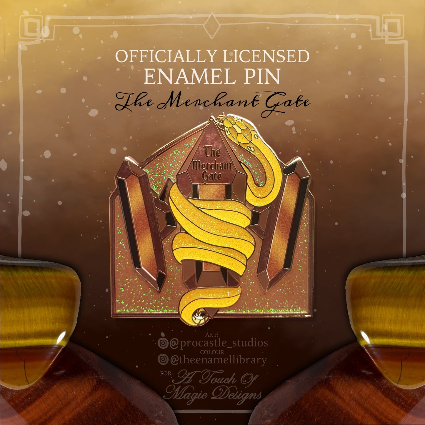 Crescent City gates collection - pin #4 - the Merchant gate - OFFICIALLY LICENSED