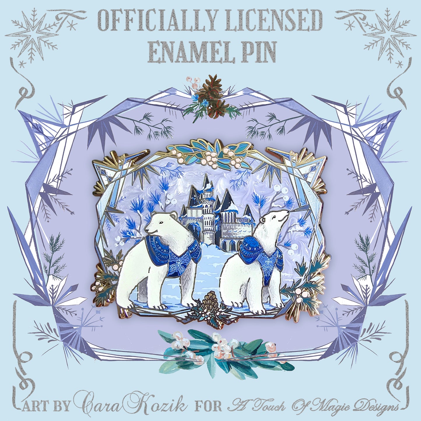Winter Court - Teacup & Pin set - officially licensed