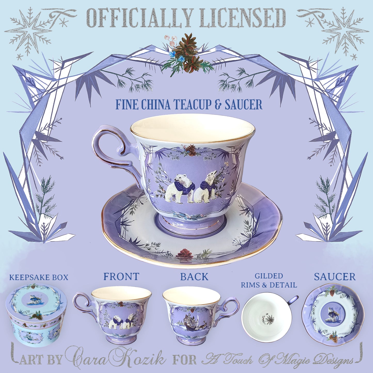 Winter Court - Teacup only set - officially licensed