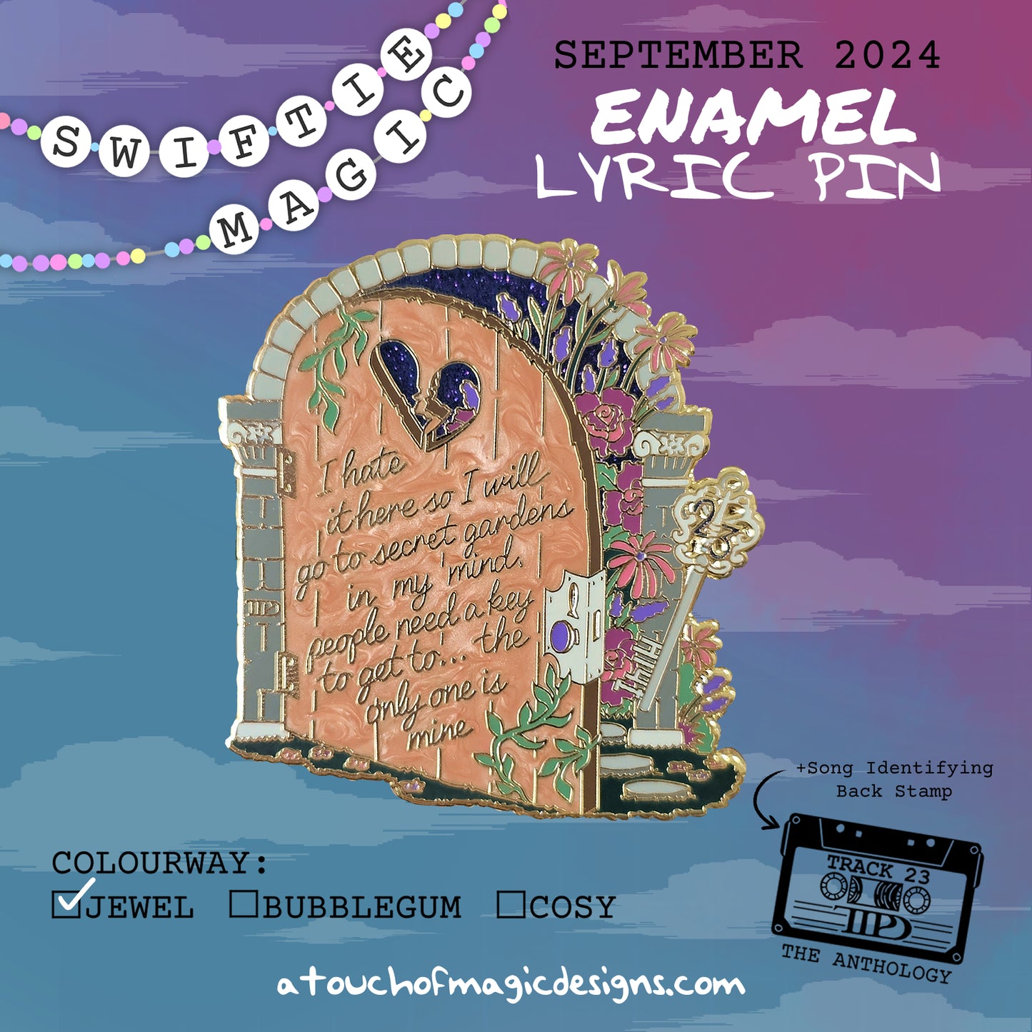 Secret gardens - #1 - Jewel edition - A touch of lyrical magic - Pin Collection