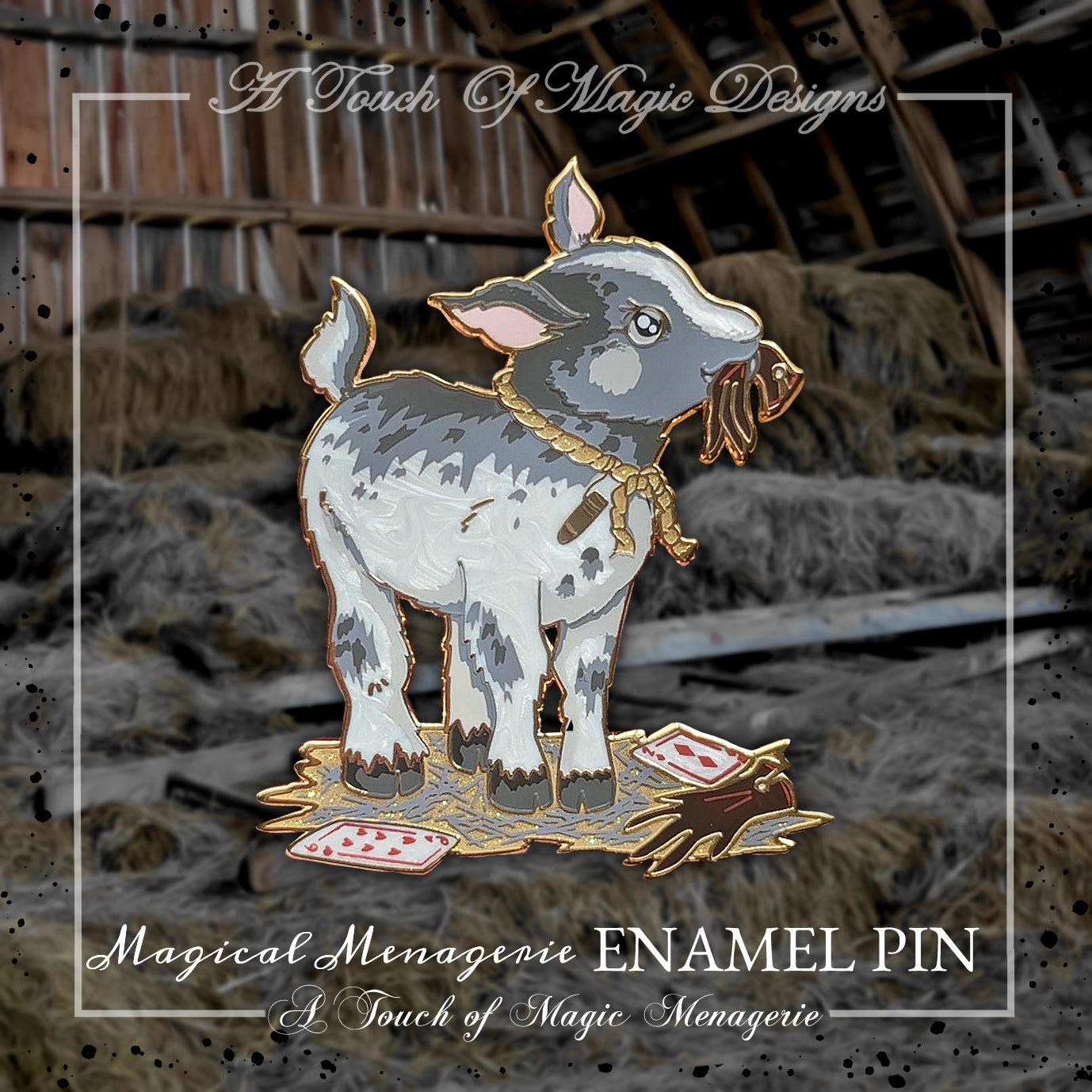 Magical Menagerie pin Collection - Milo the goat - shadow and bone