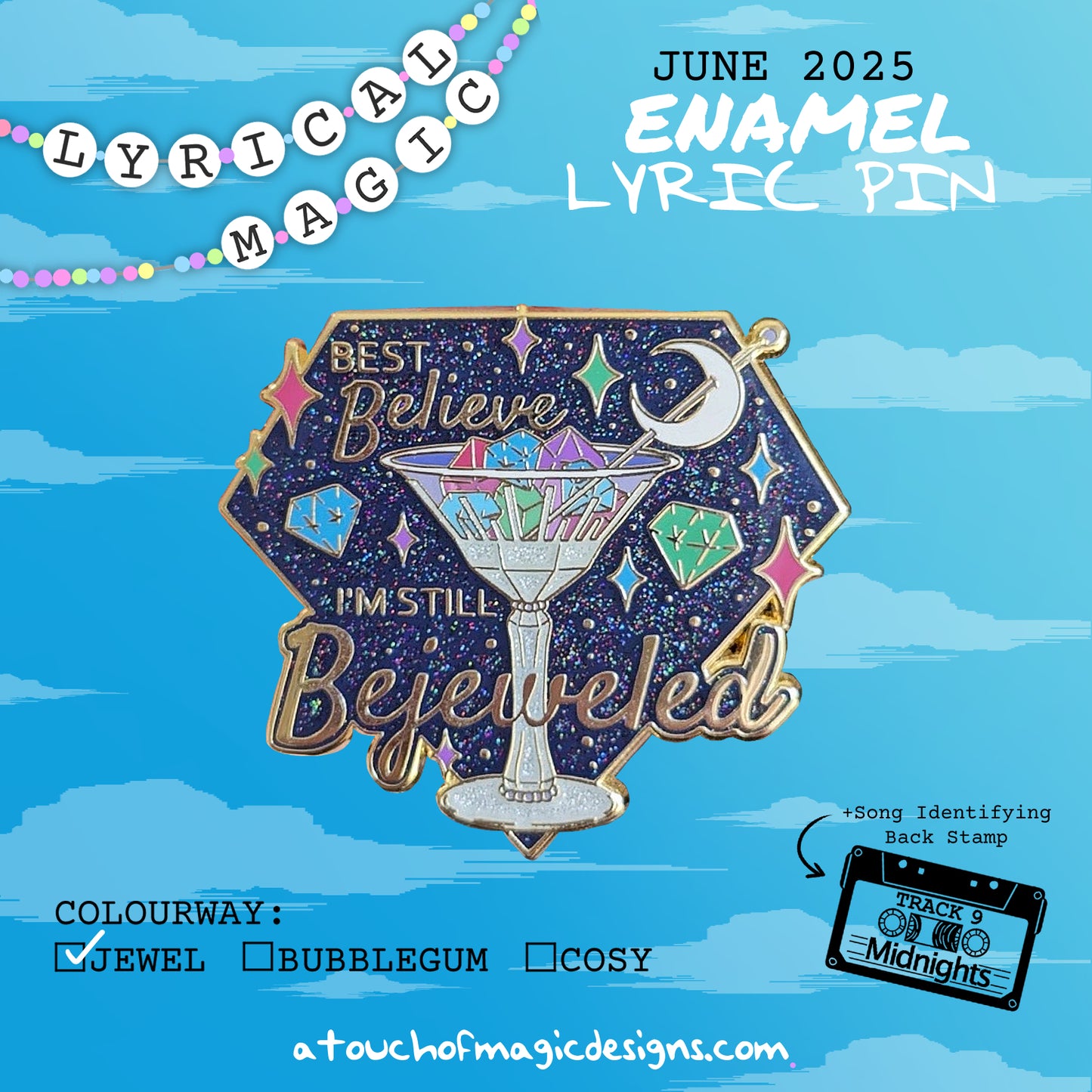 Bejeweled - #10 - Jewel edition - A touch of lyrical magic - Pin Collection