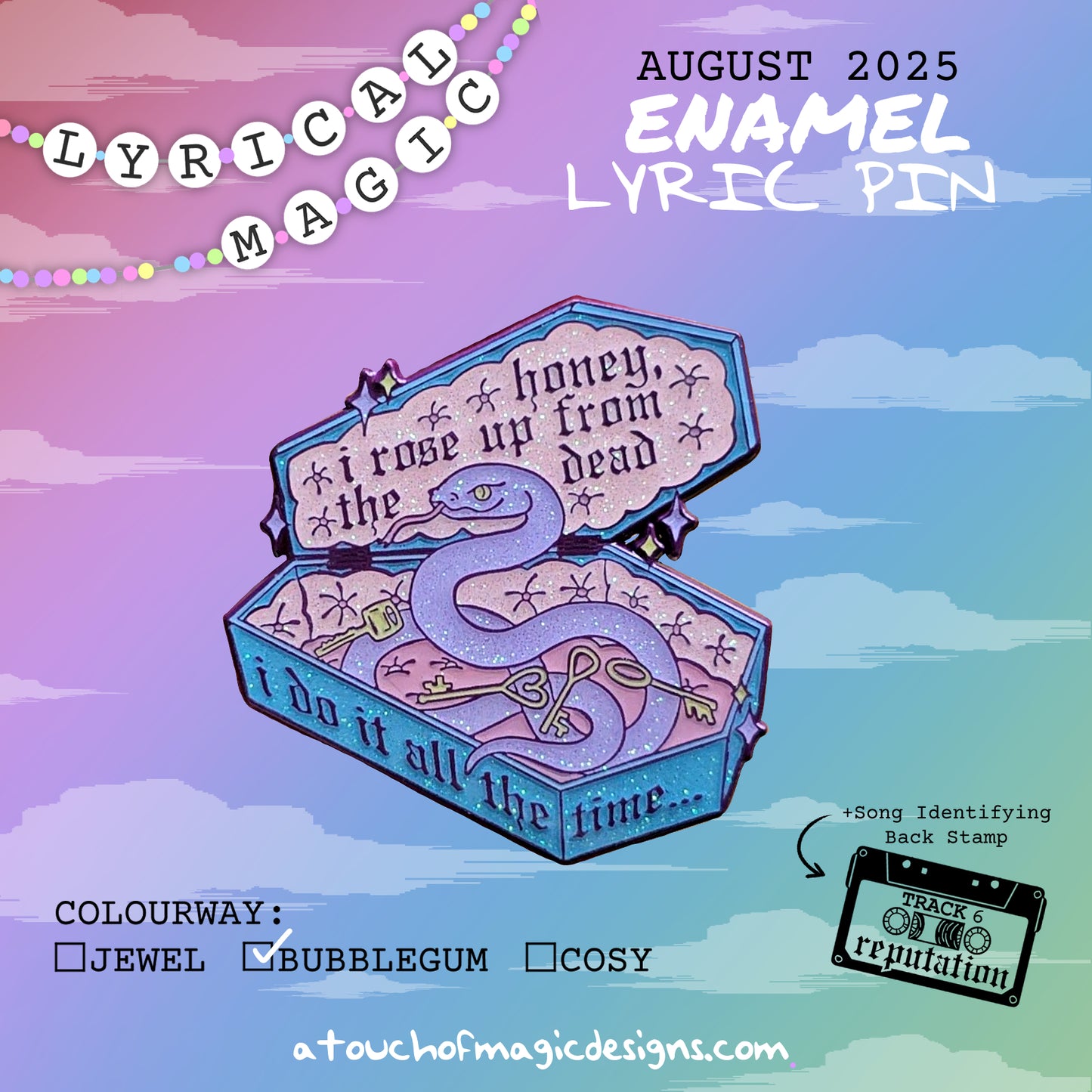 Look What you made me do - #12 - Pastel edition - A touch of lyrical magic - Pin Collection