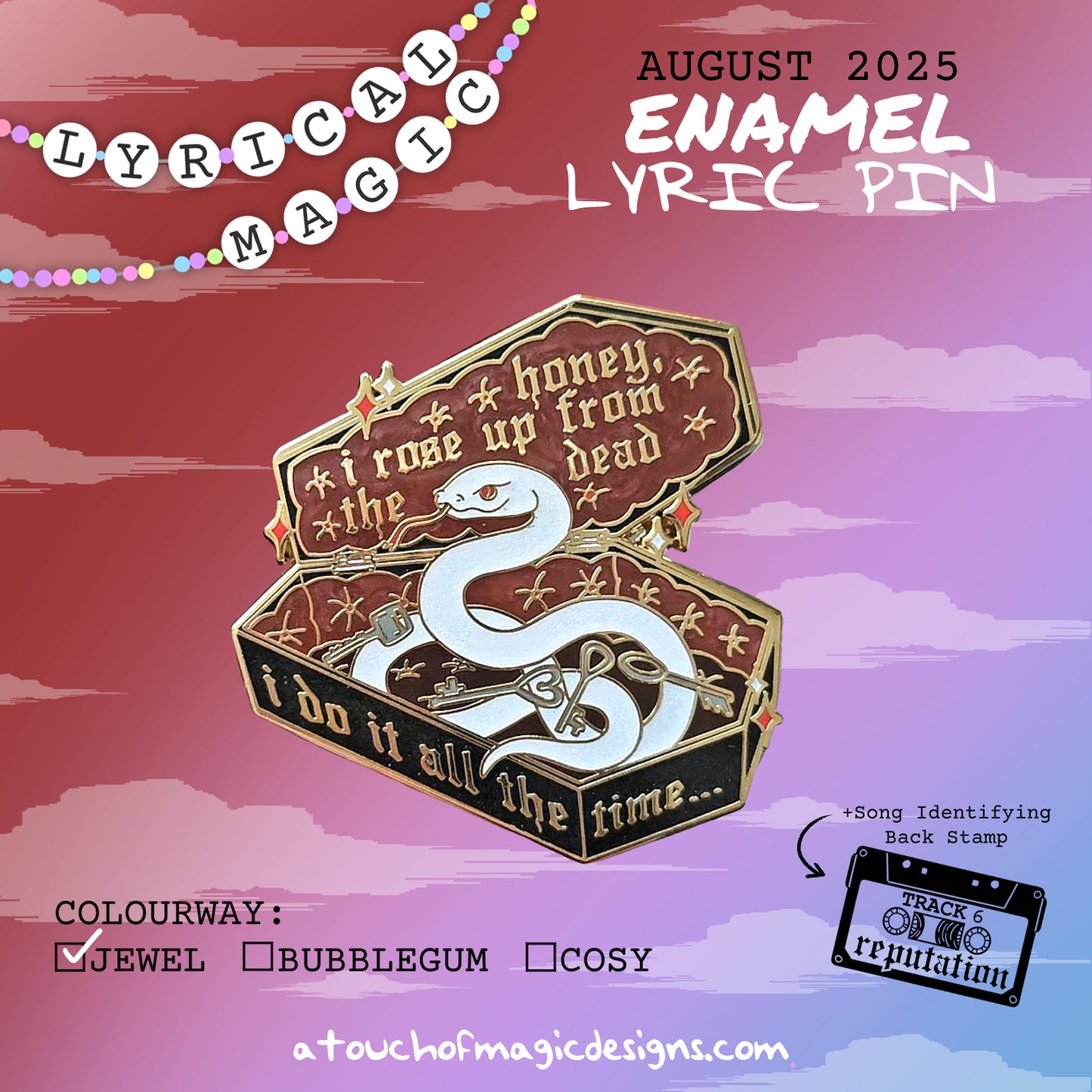 Look What you made me do - #12 - Jewel edition - A touch of lyrical magic - Pin Collection