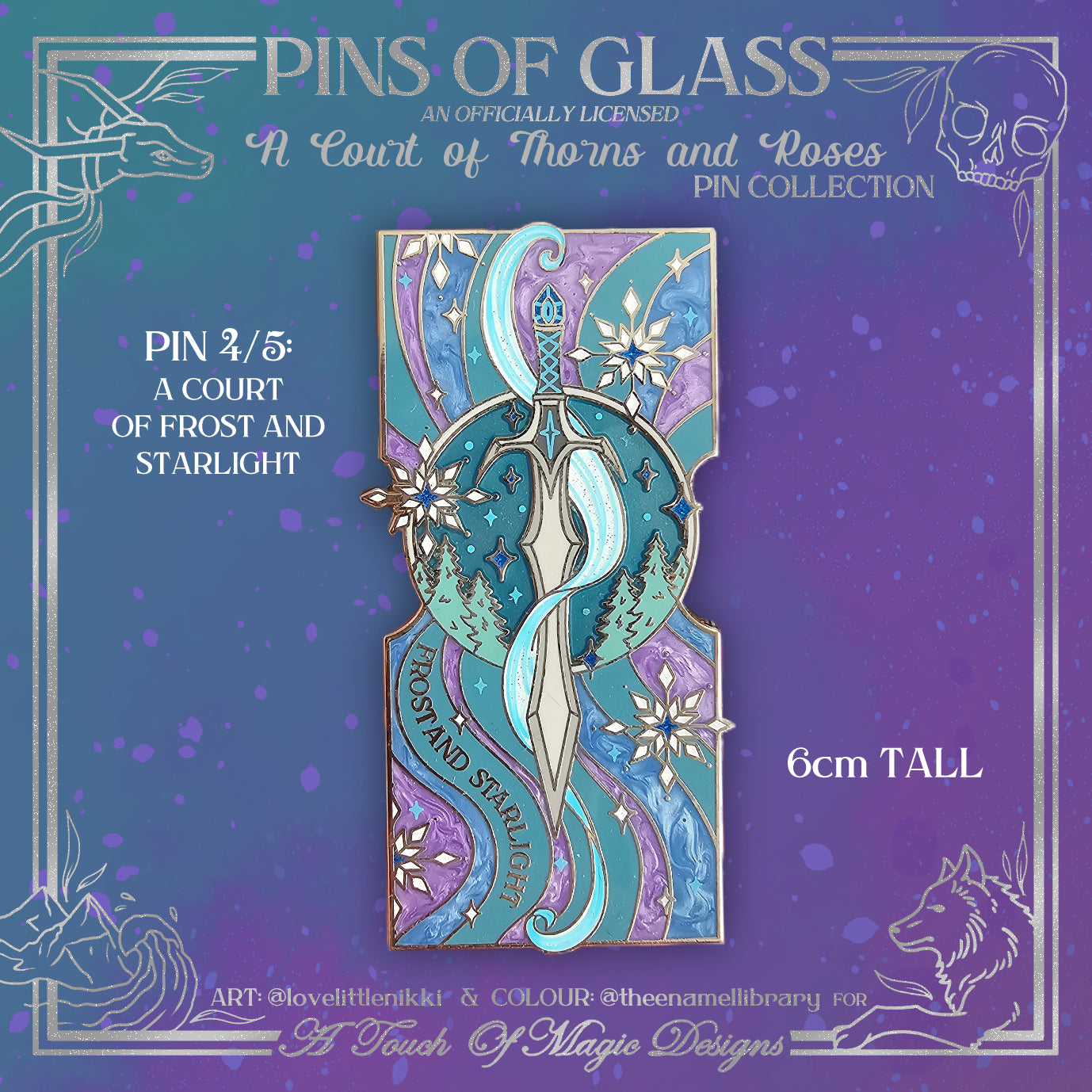 Officially Licensed - Pins of Glass Collection - ACOFAS - PIN #4 - LIMITED