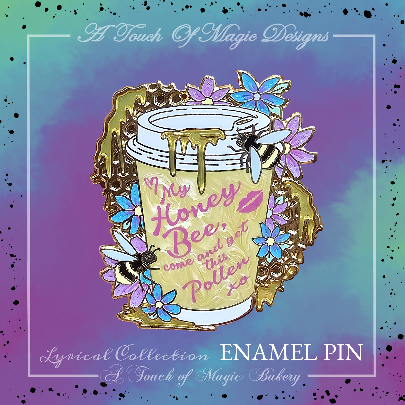 Honey-bee pin - A touch of lyrical magic - Pin Collection