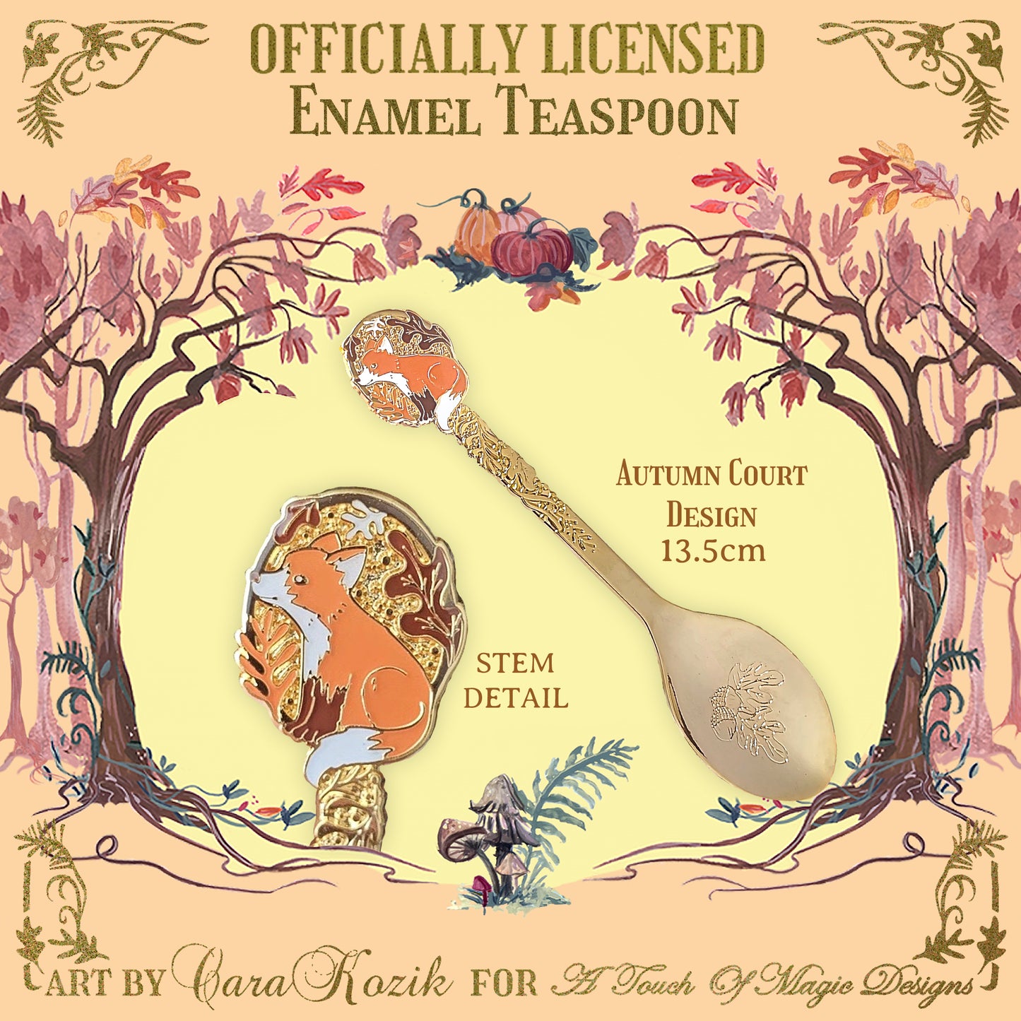 Autumn Court - Teacup, Spoon & Pin set - officially licensed