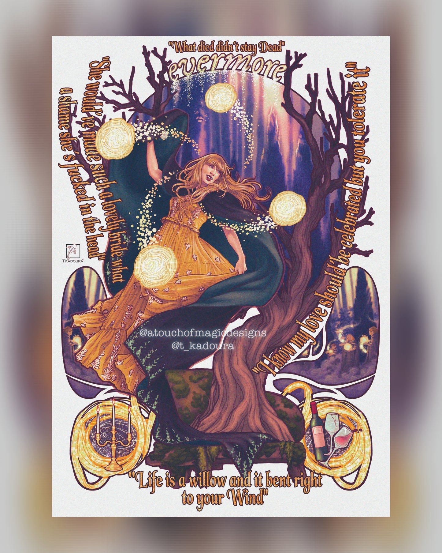 Evermore era Nouveau - premium print