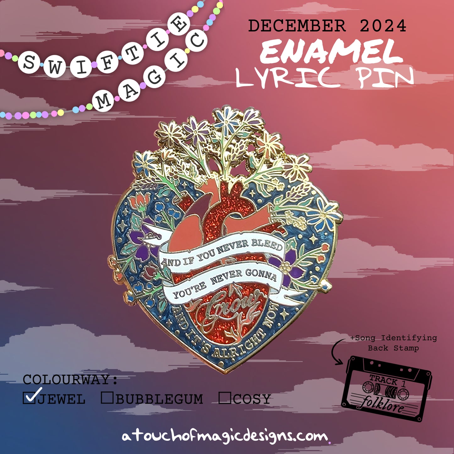 The 1 to Grow - #4 - Jewel edition - A touch of lyrical magic - Pin Collection