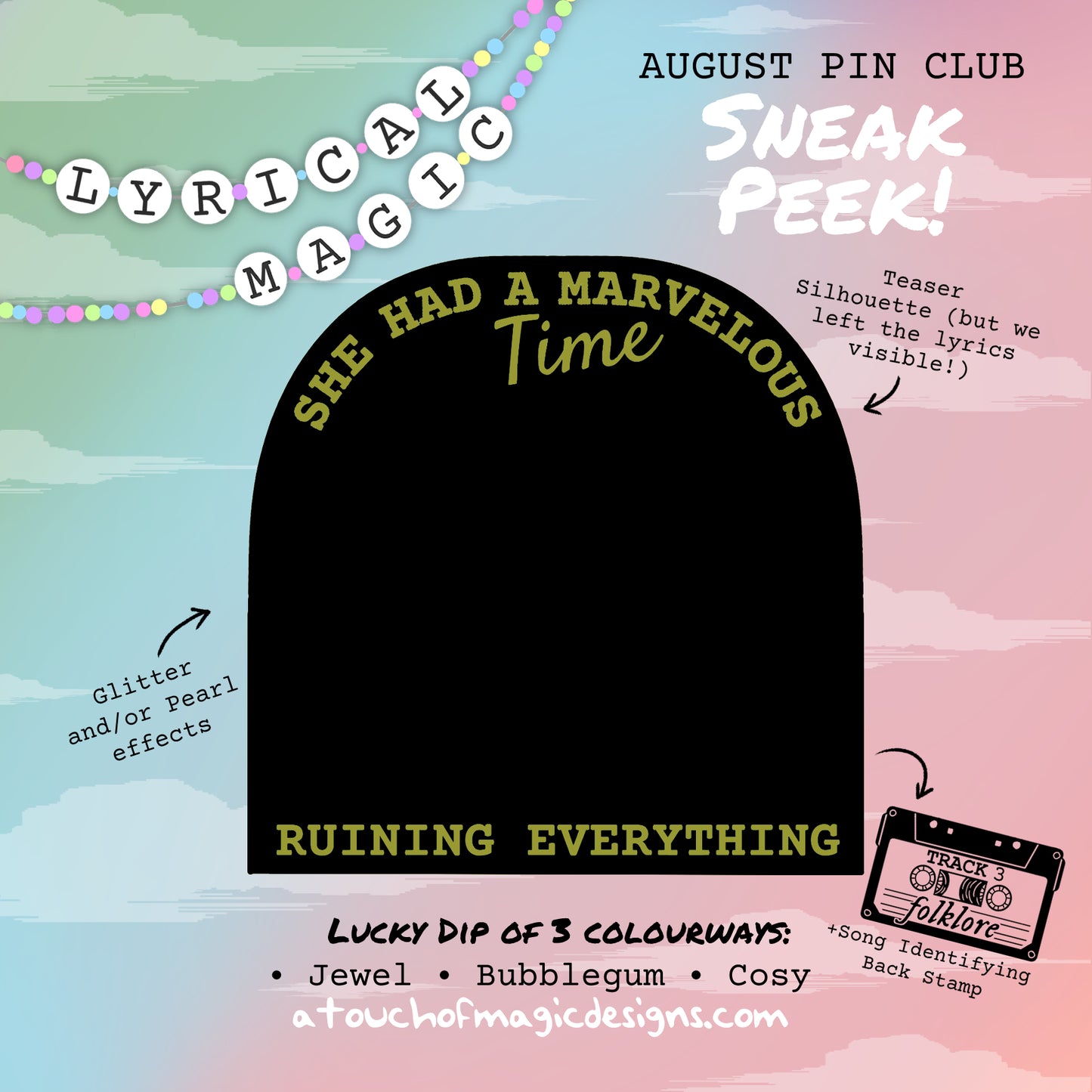 Lyrical Magic | Monthly Lyric Pin Club