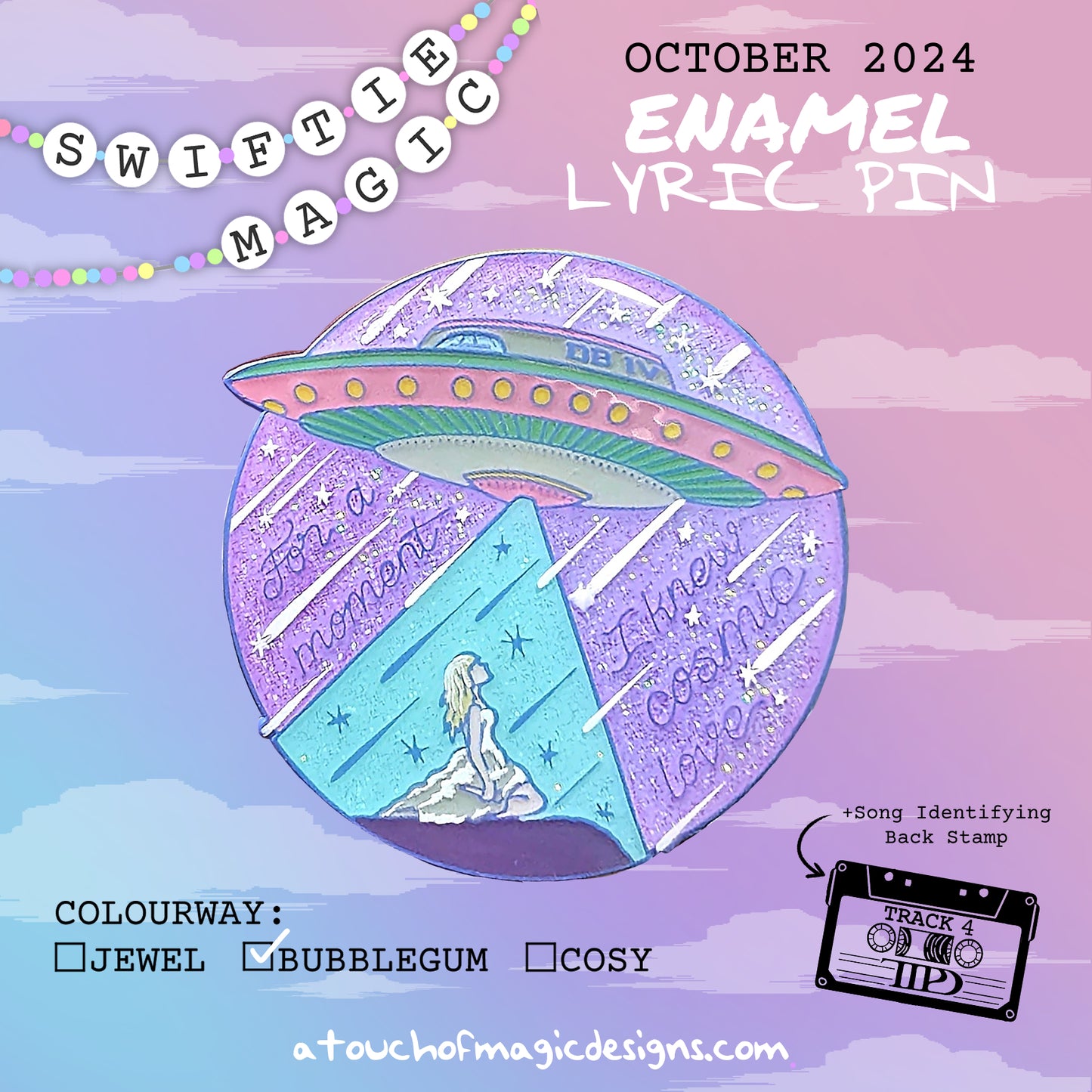 Down bad - #2 - Pastel edition - A touch of lyrical magic - Pin Collection