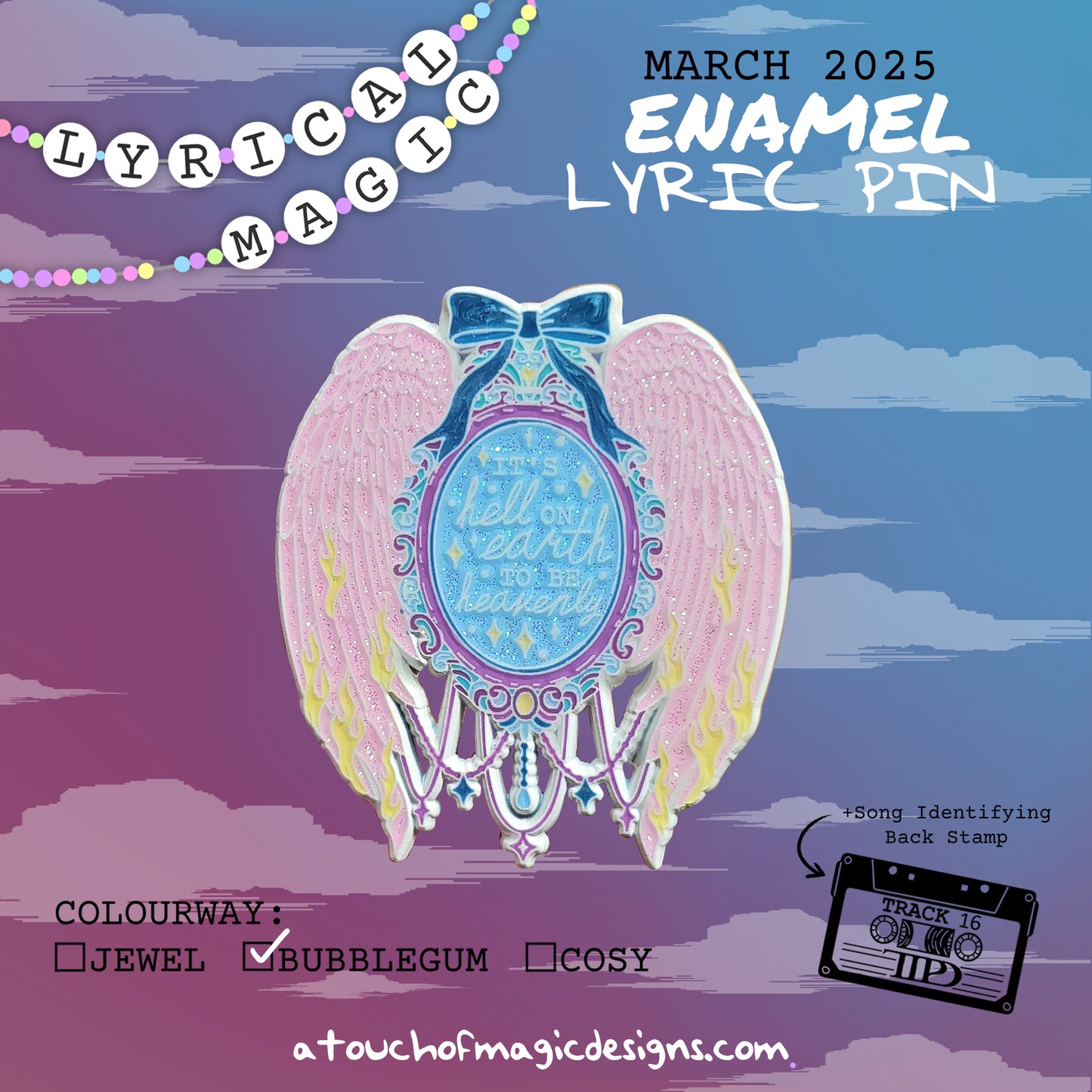Heavenly - #13 - Bubblegum edition - A touch of lyrical magic - Pin Collection