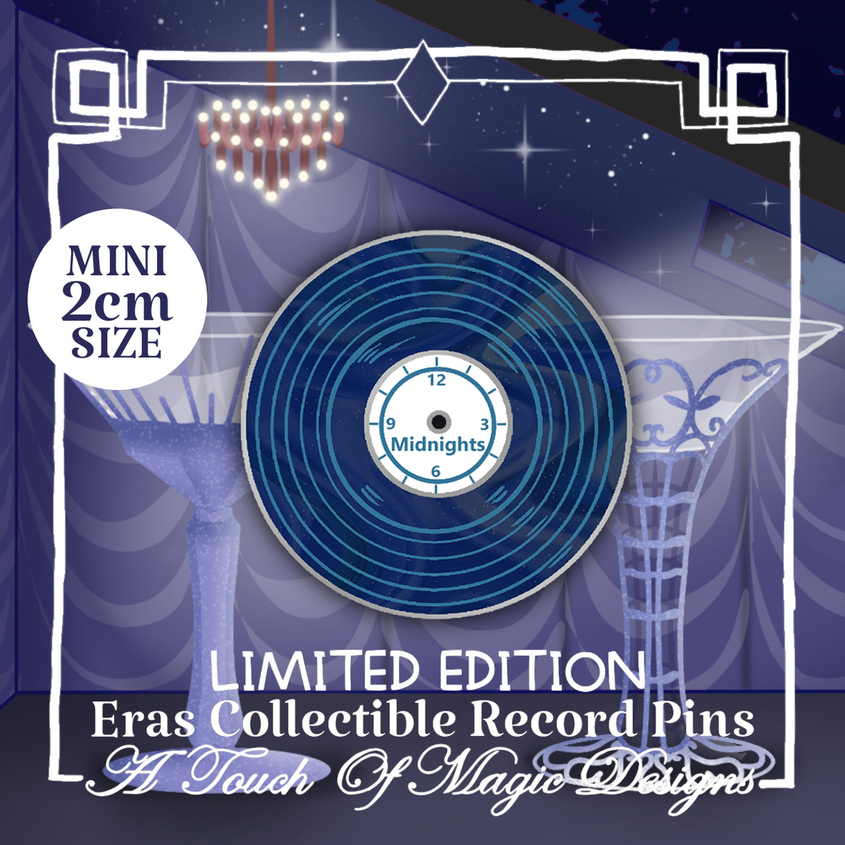 Mini record Pin Collection - Era #10 - Karma Pearl varient - PRE-ORDER