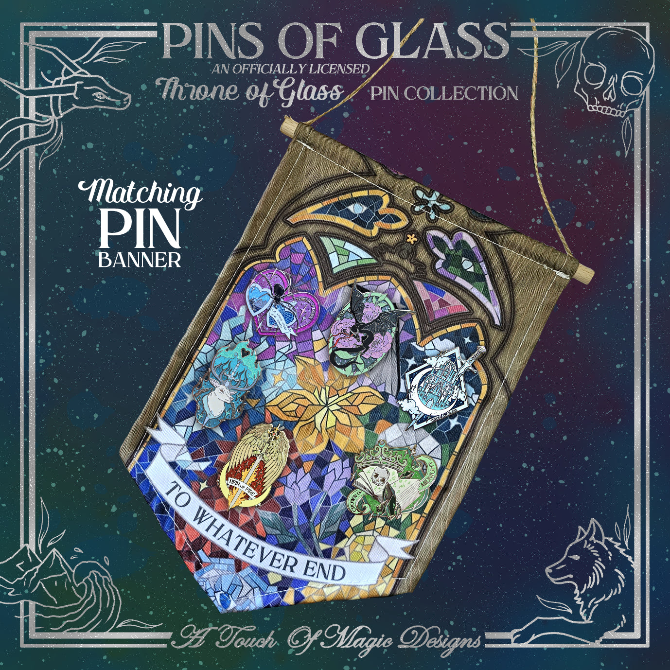 Officially Licensed Pins of Glass Collection - Tower of dawn