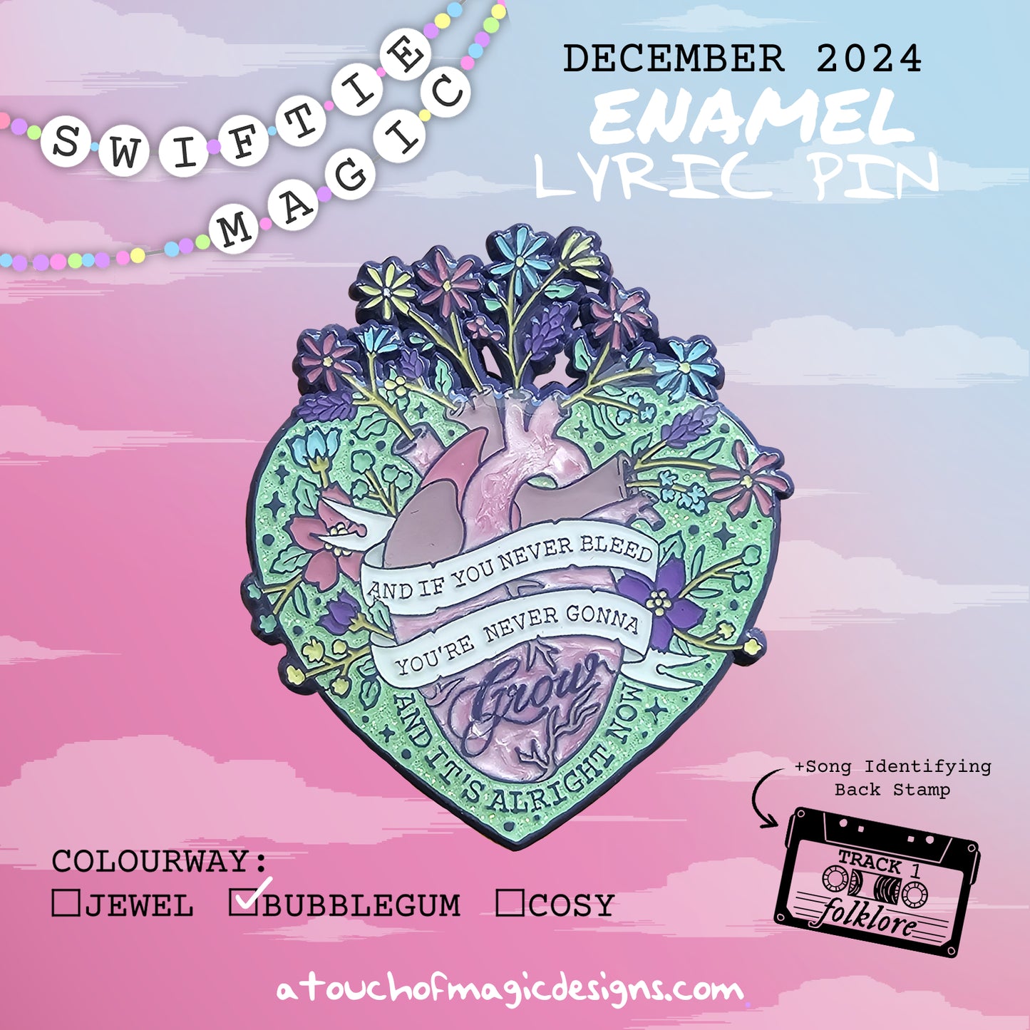 The 1 to Grow - #4 - Pastel edition - A touch of lyrical magic - Pin Collection