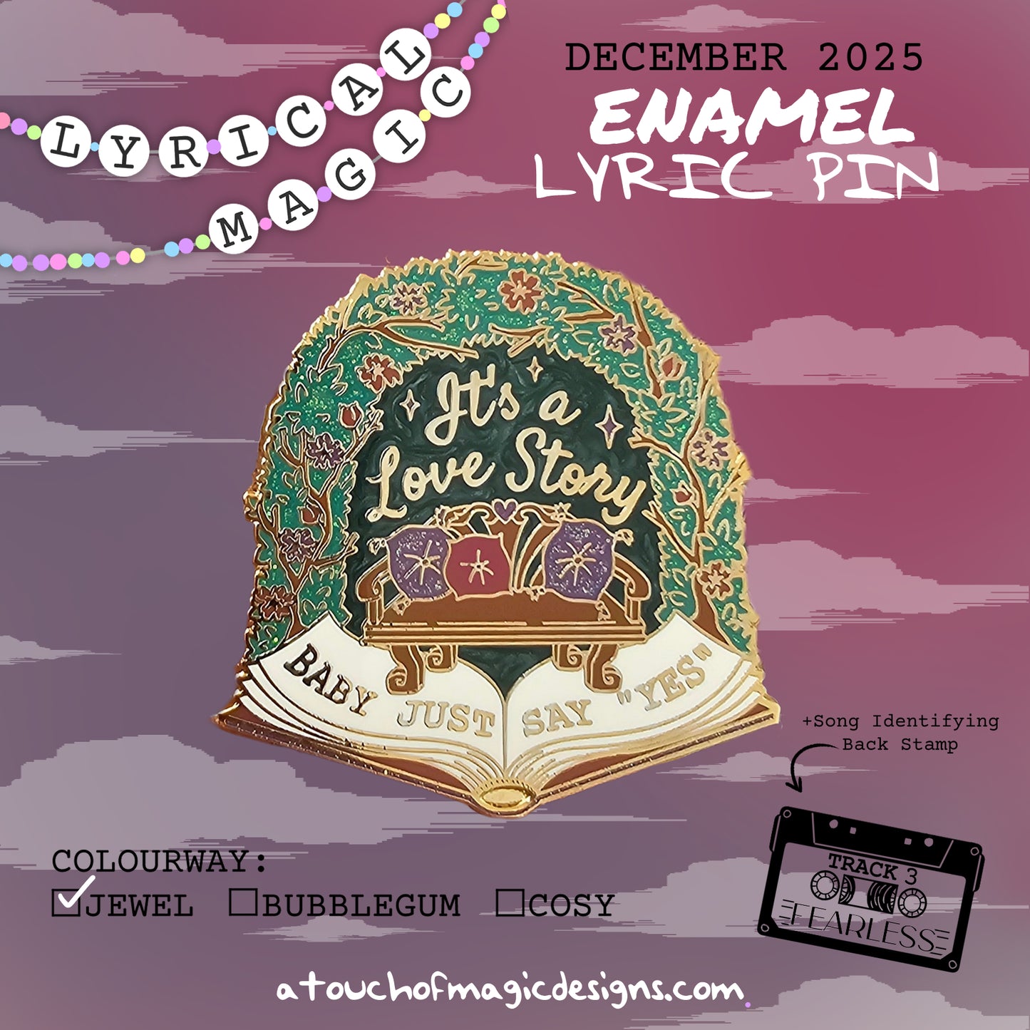 Love story - #15 - Jewel edition - A touch of lyrical magic - Pin Collection