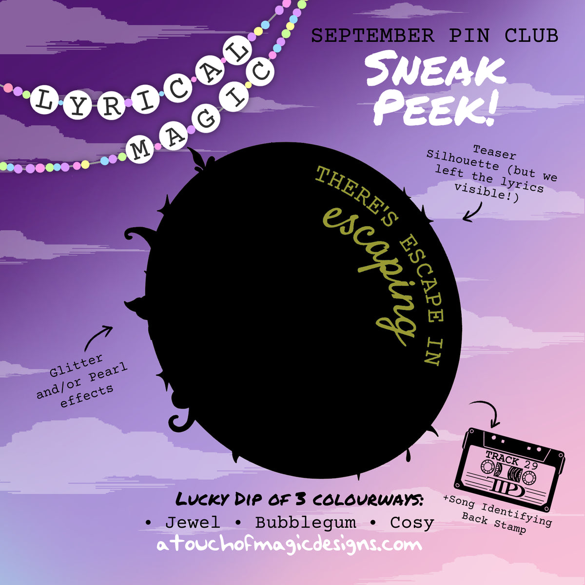 Lyrical Magic | Monthly Lyric Pin Club