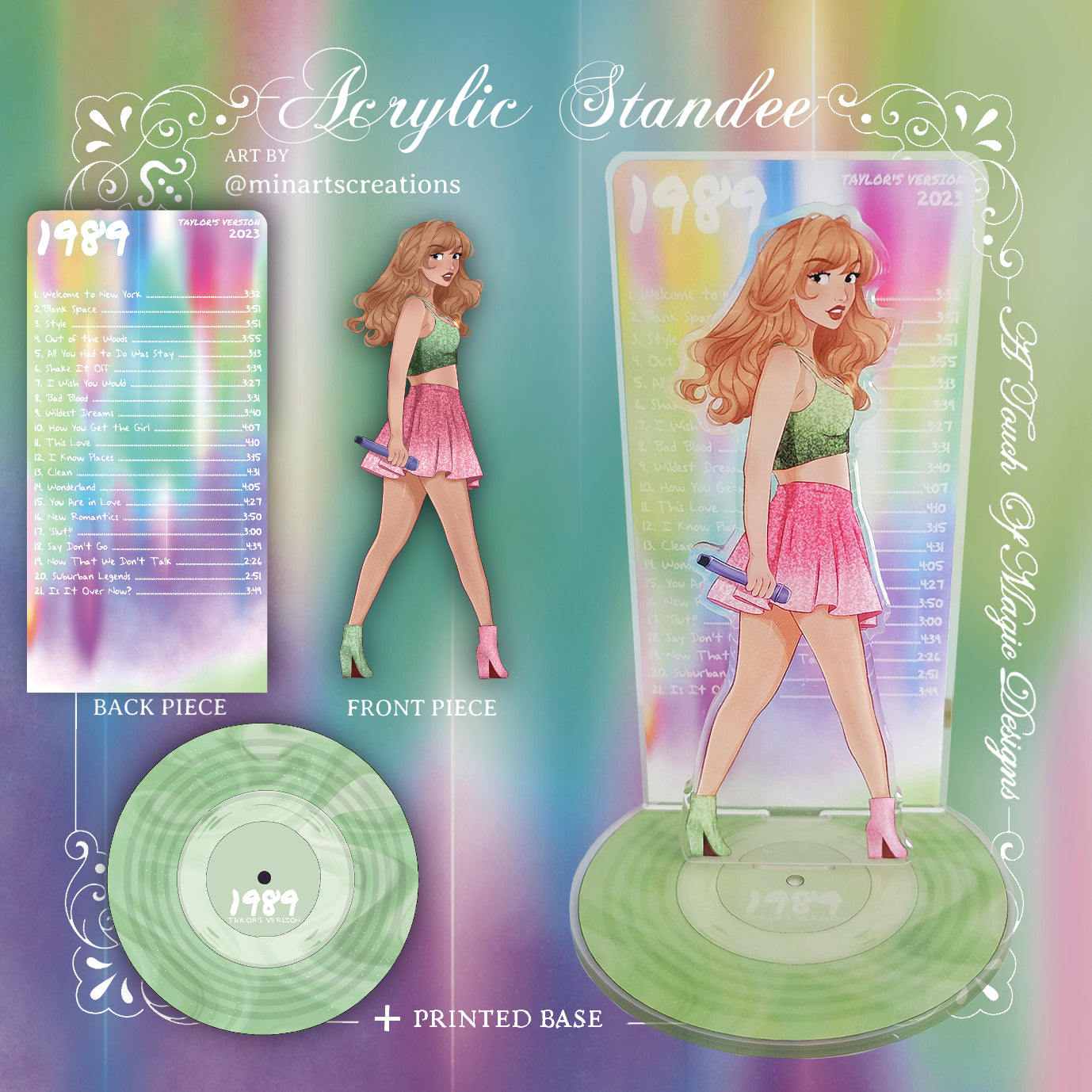 Era #5 - Green & Pink set - Deluxe shelfie