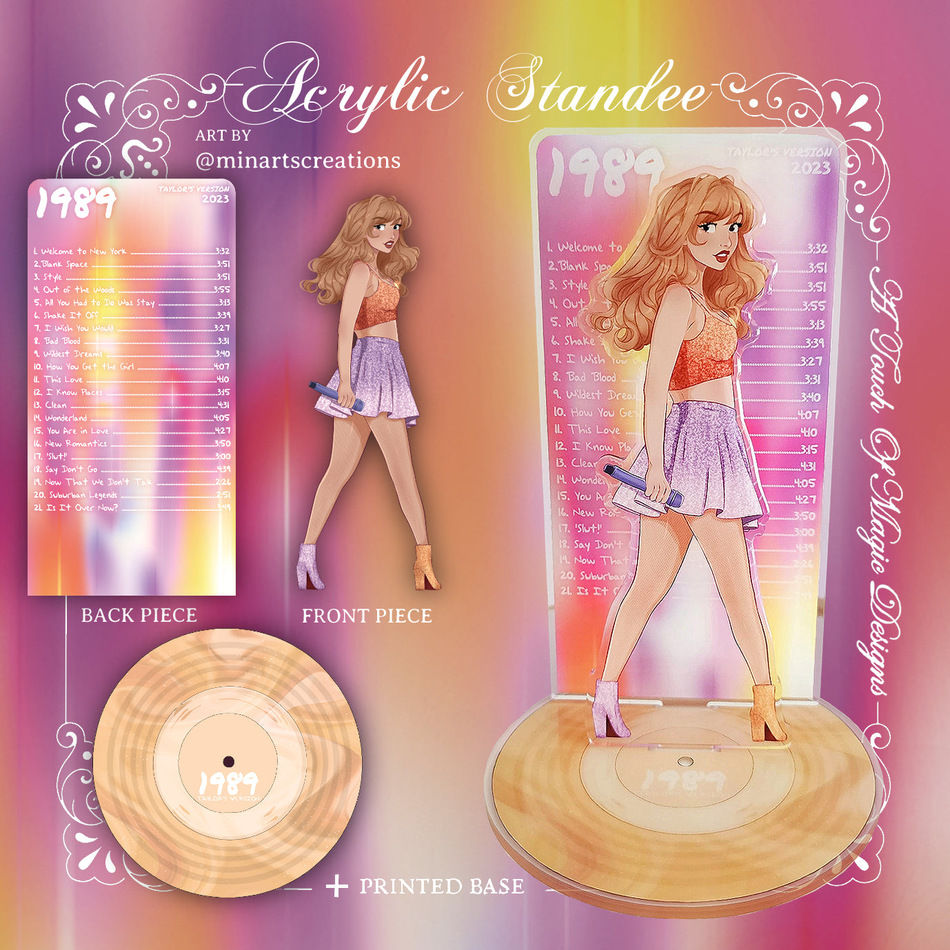 Era #5 - Orange & Purple set - Deluxe shelfie