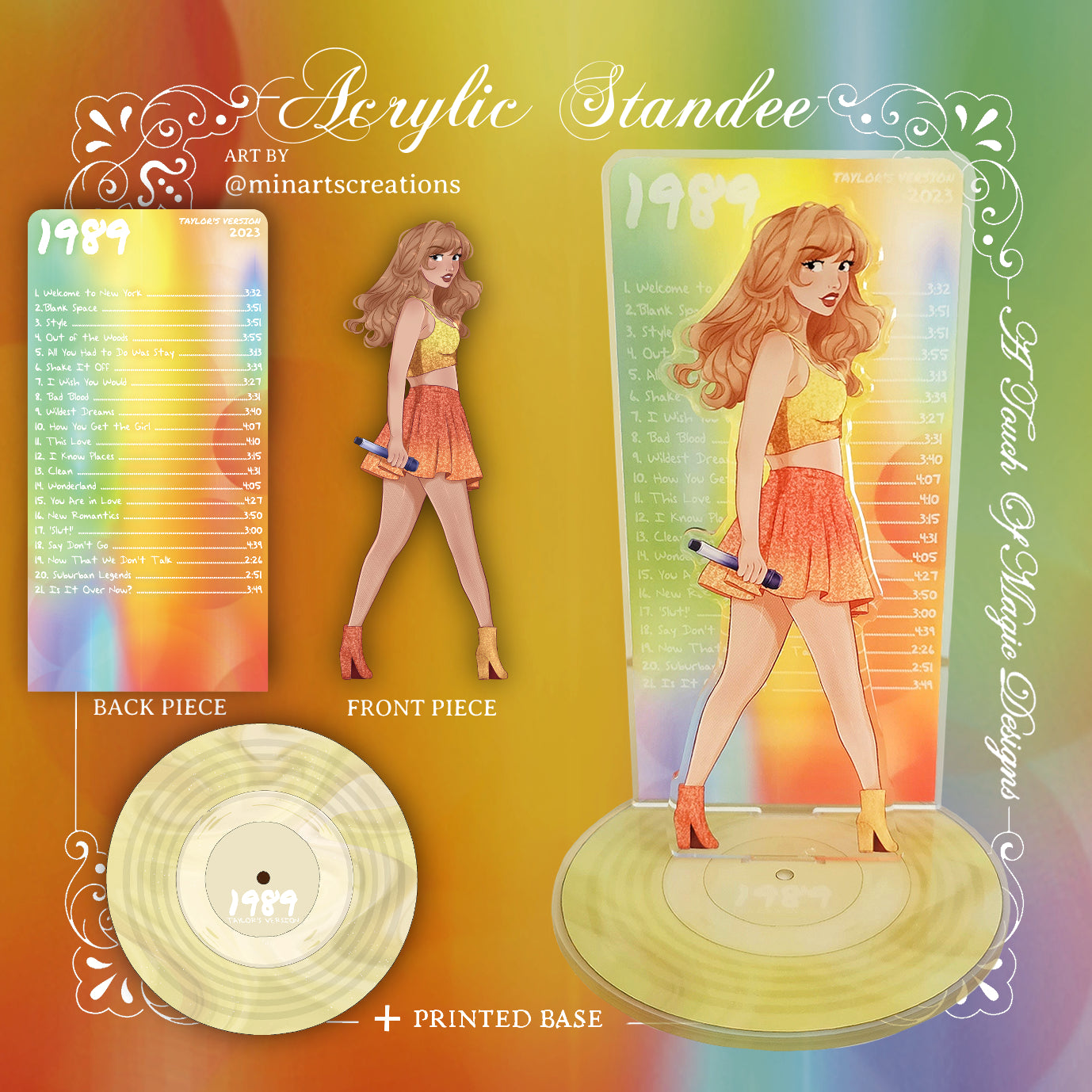 Era #5- Yellow & Orange set - Deluxe shelfie