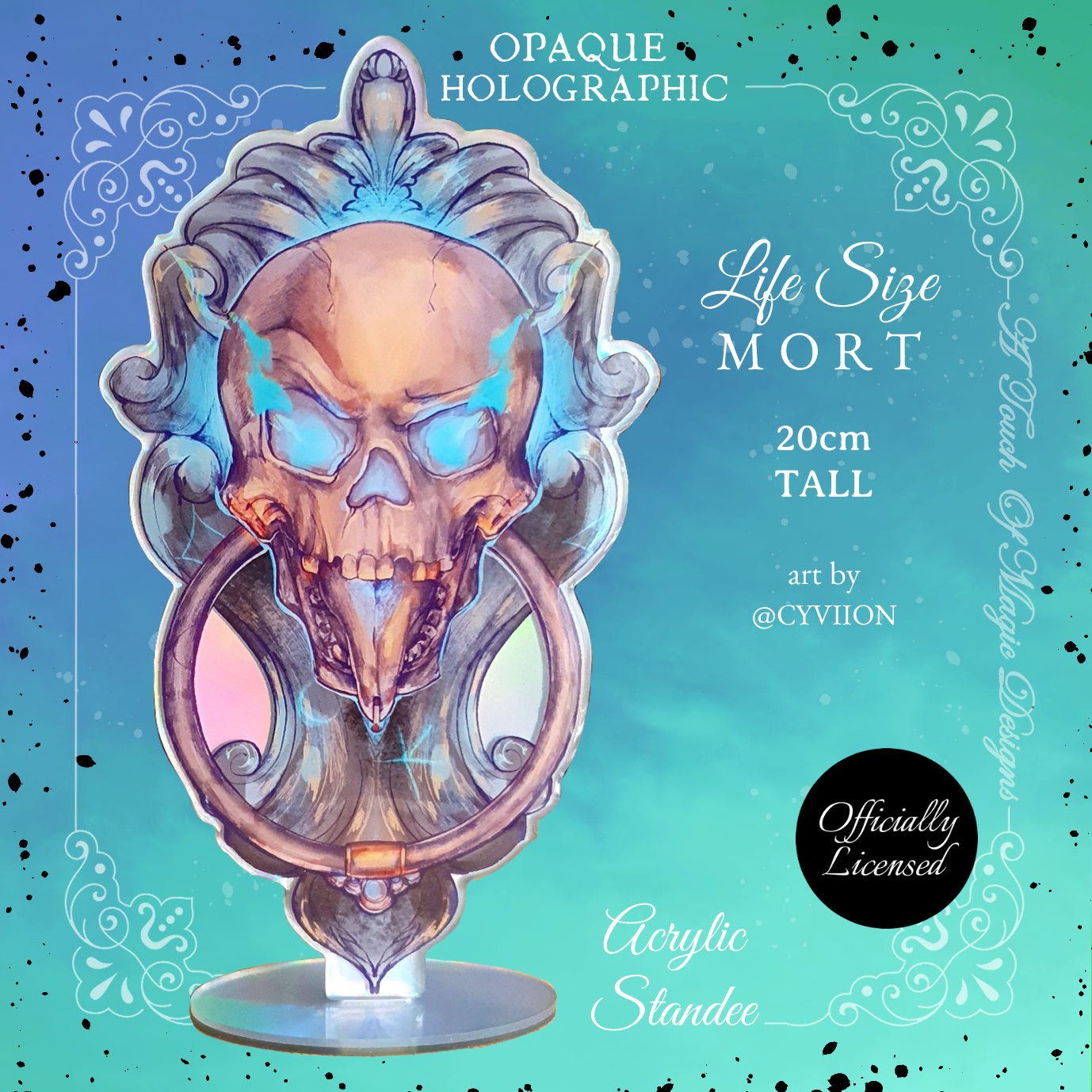 Mort - Holographic Shelfie Character - LIFE-SIZE - SJM OFFICIALLY LICENSED