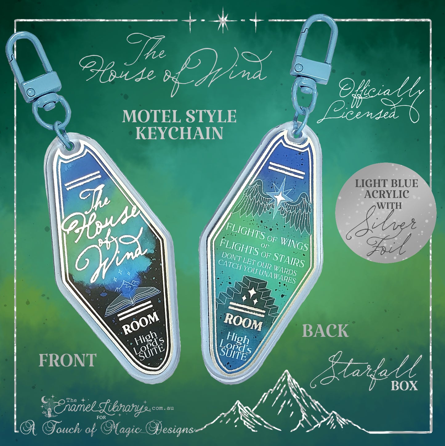 Motel style Key chain - House of wind - SJM Oficially Licensed