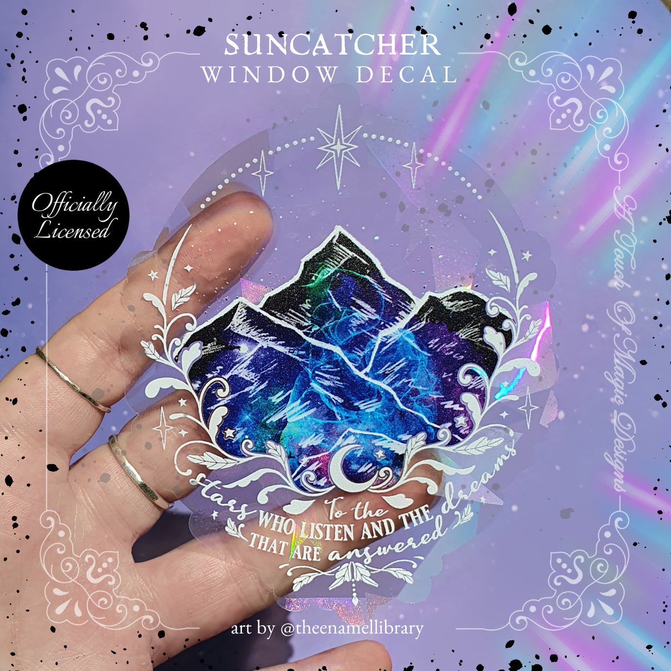 Deluxe Sun Catcher - Dreaming of Velaris - SJM Oficially Licensed
