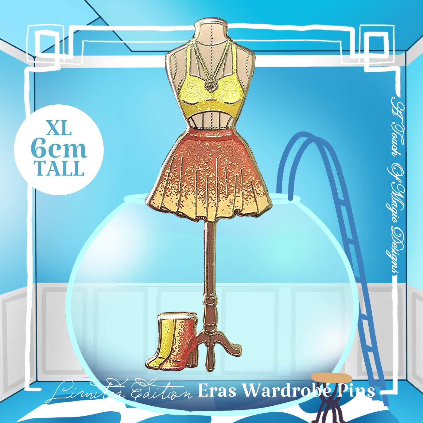 The Wardrobe Pin Collection - Era #5 - Yellow & Orange set