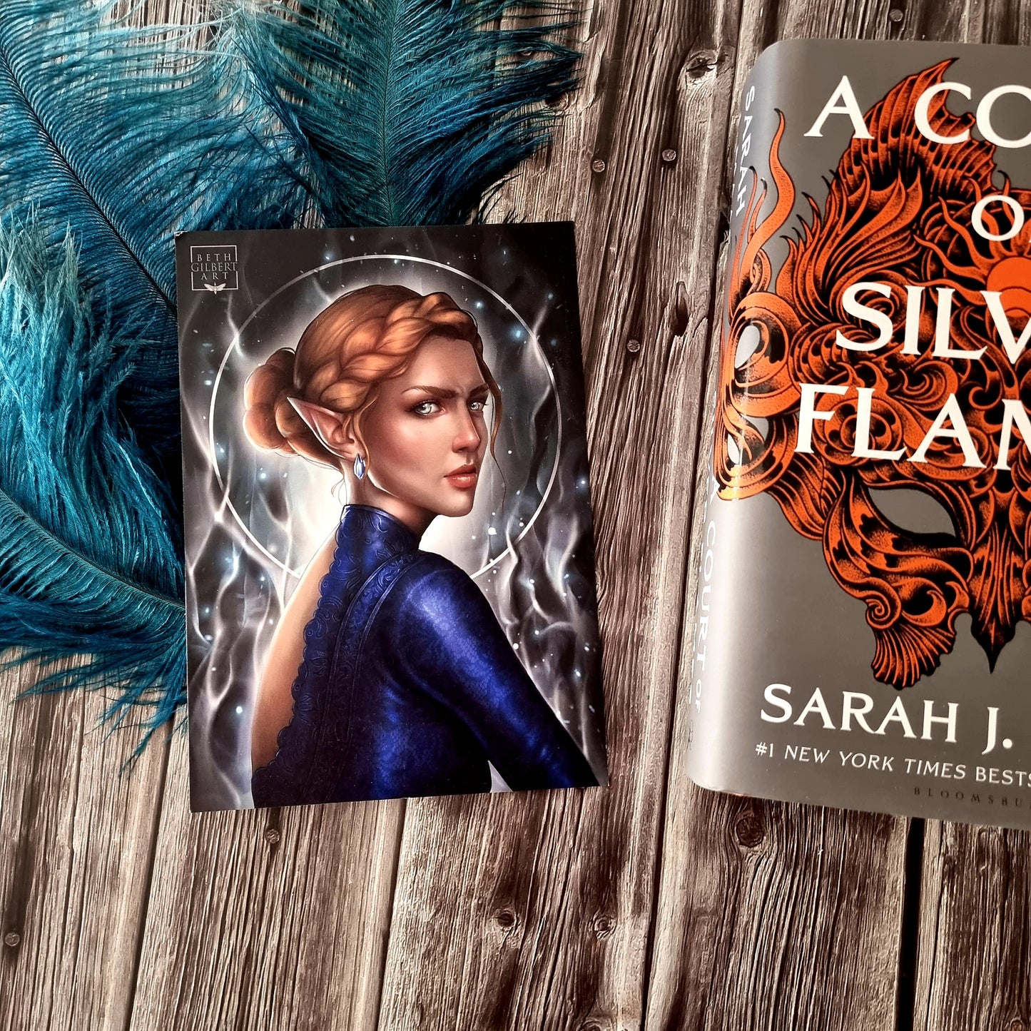 Silver flames - premium print - OFFICIALLY LICENSED