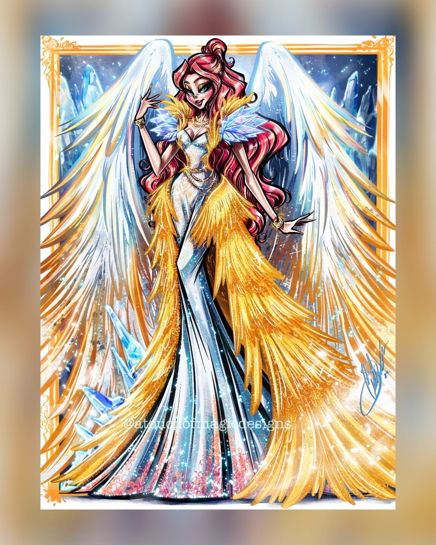 Fiction but make it fashion - Evangeline - premium print