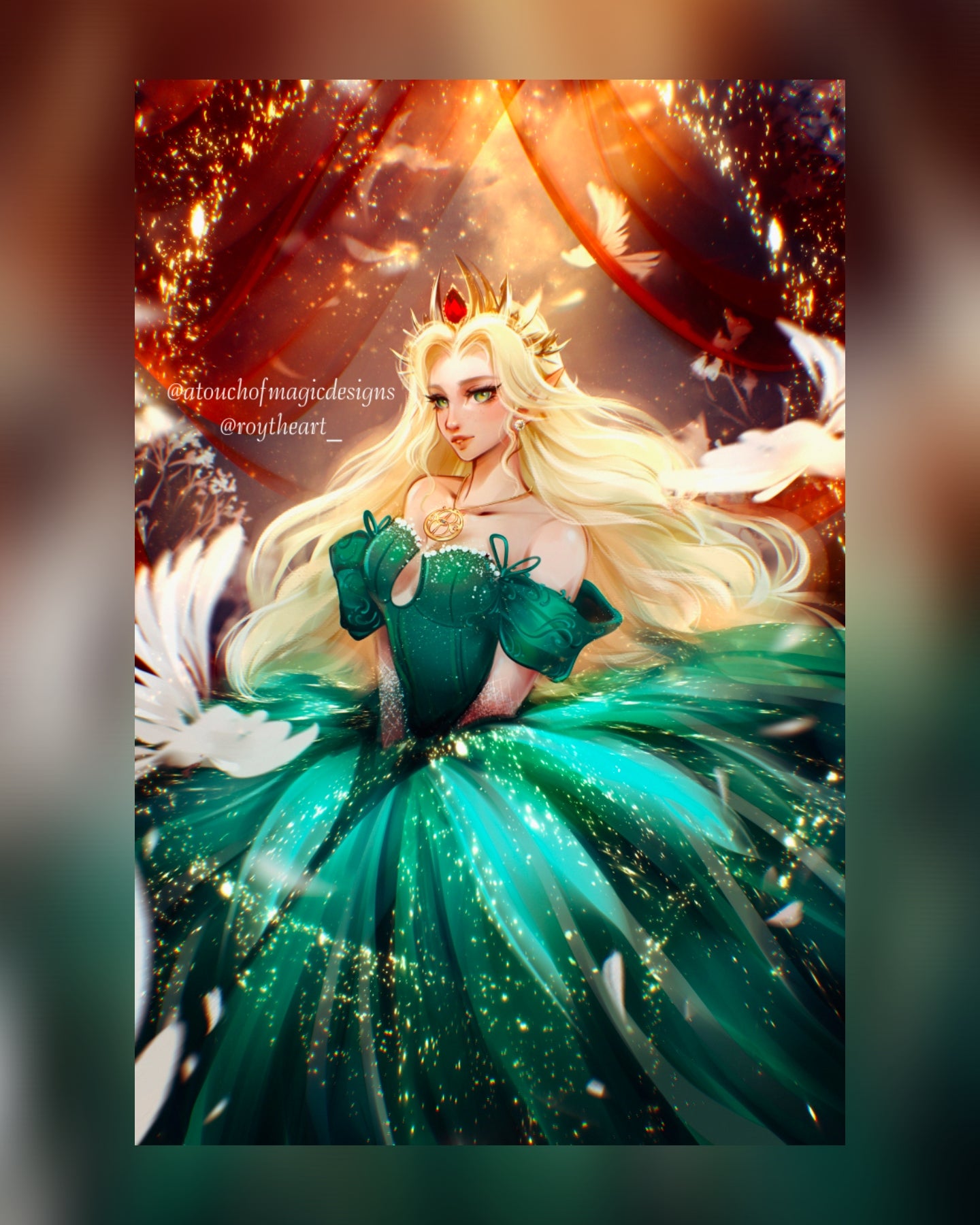 Queen of Ash - SJM OFFICIALLY LICENSED - premium print