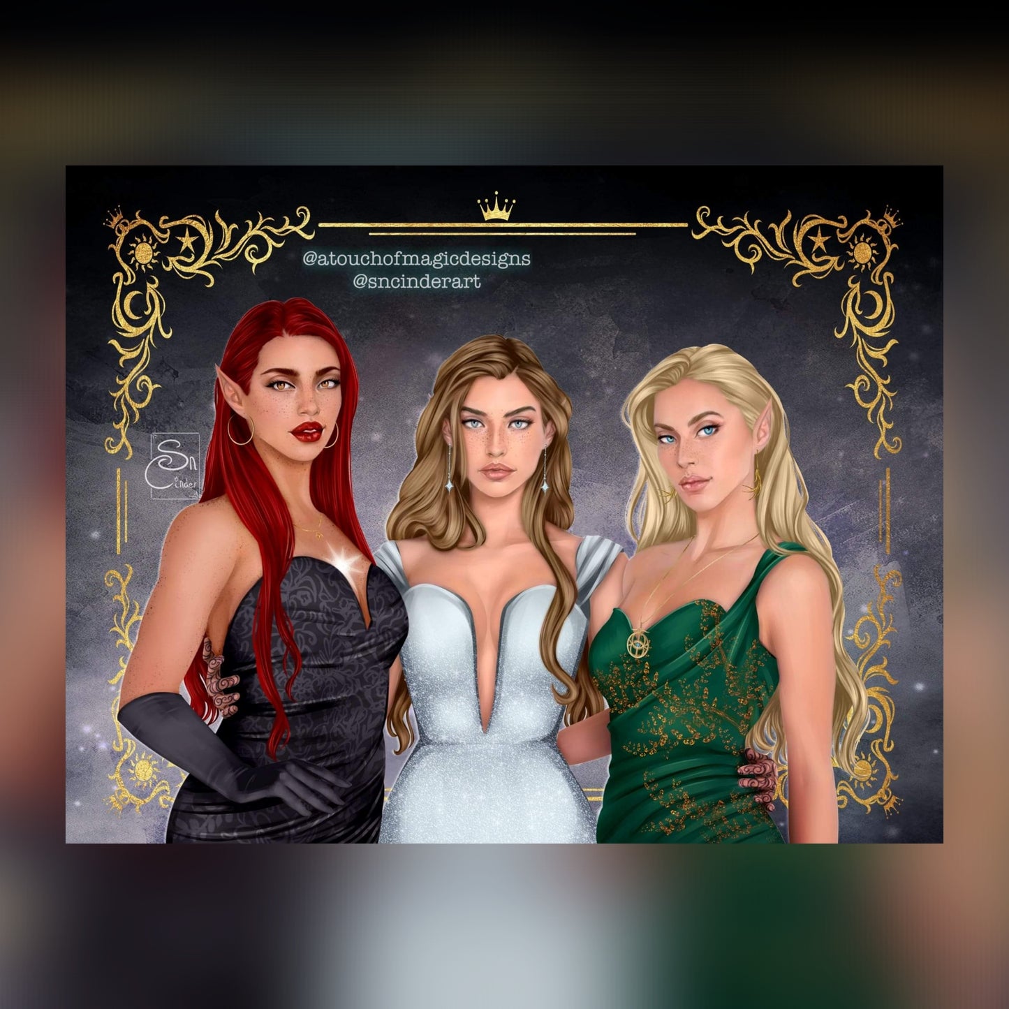 Troublesome trio - OFFICIALLY LICENSED - premium print