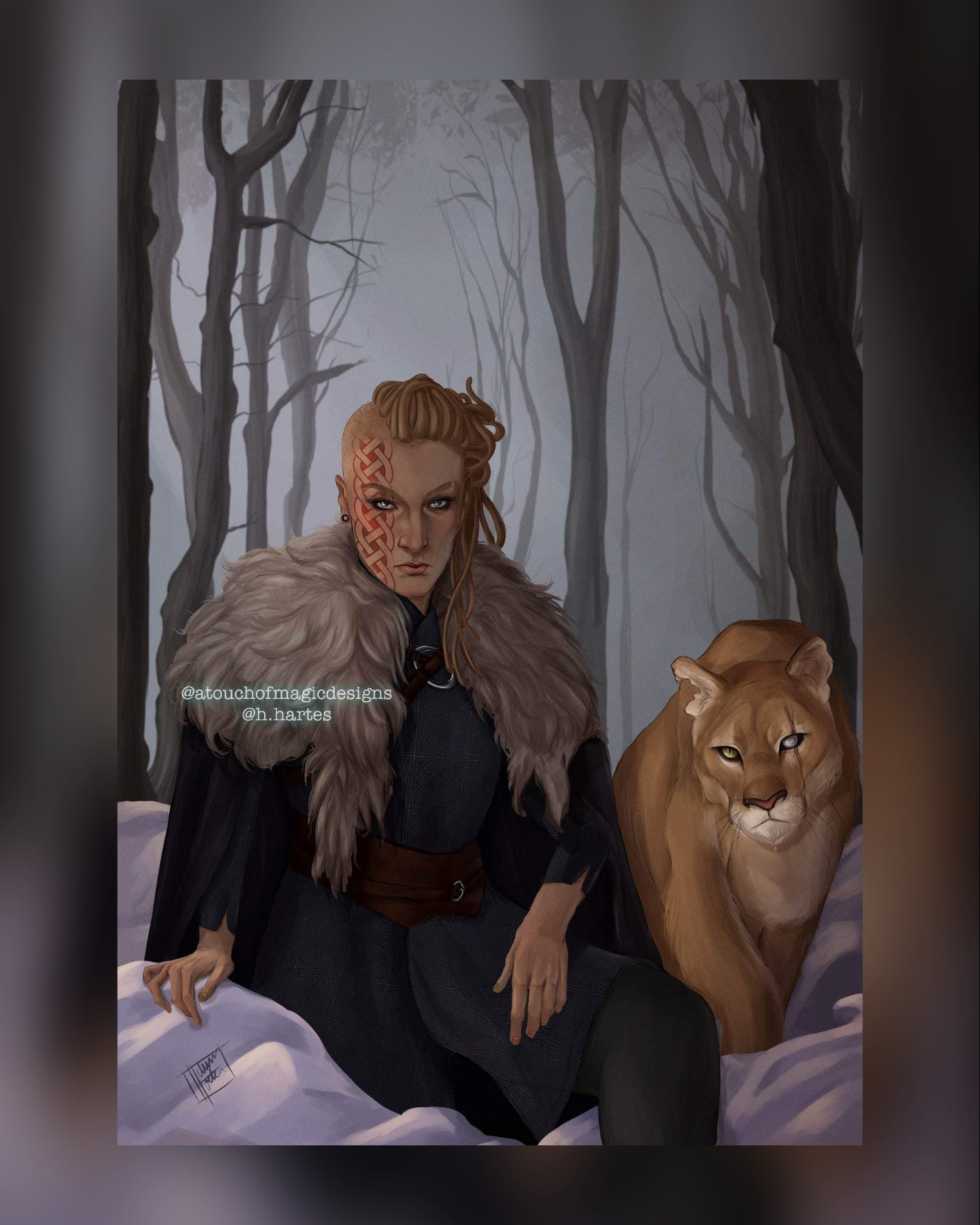 Huntress - premium print