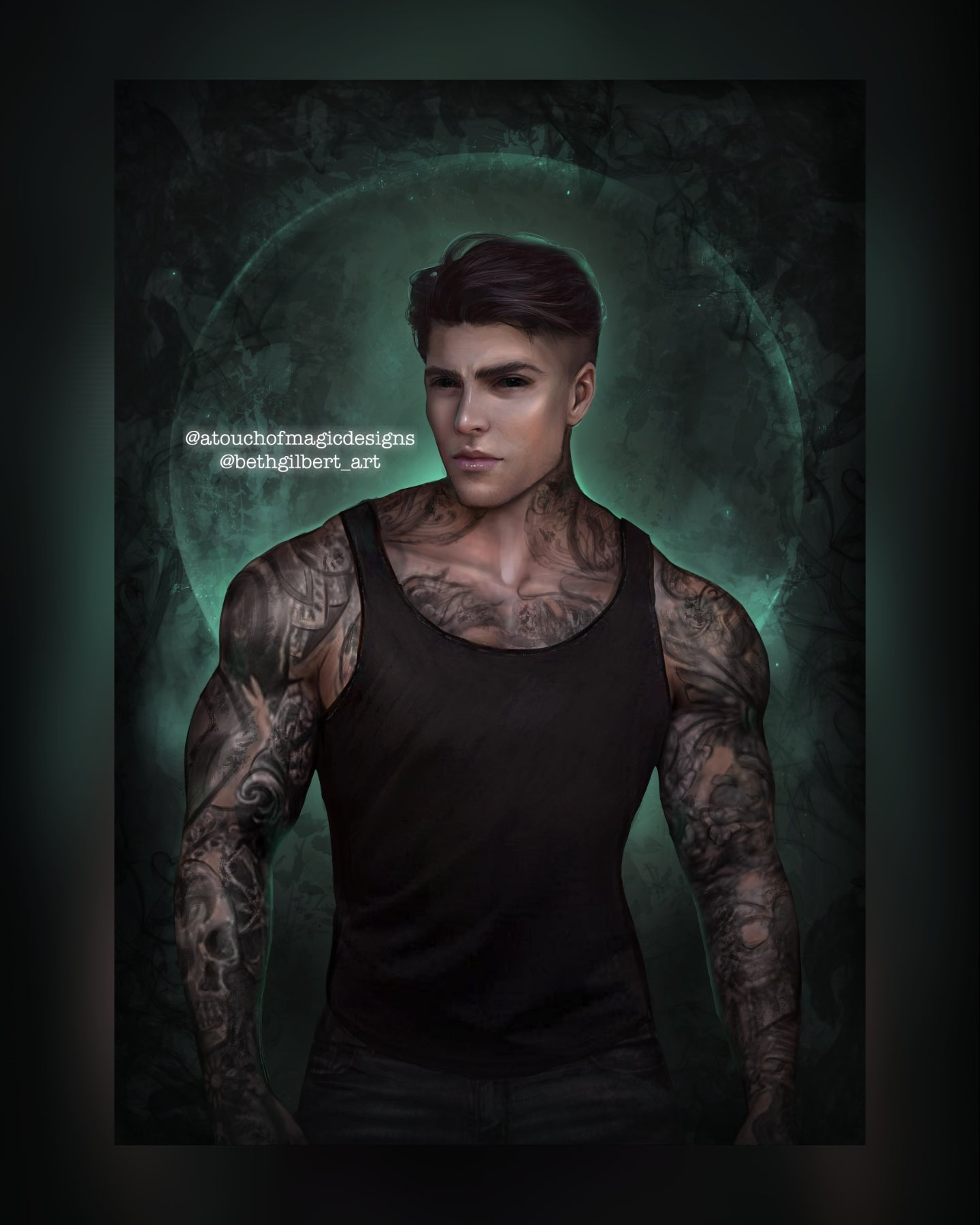 Atlas Bassinger - double sided - OFFICIALLY LICENSED - premium print