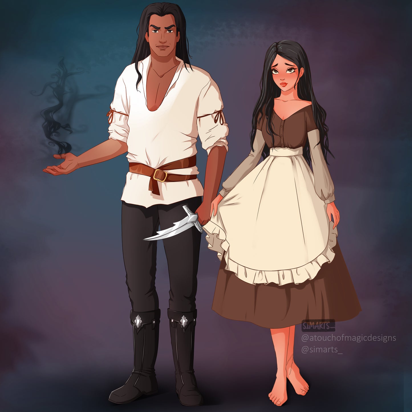 Elide Lochan & Lorcan Salvaterre - shelfie characters - OFFICIALLY LICENSED MERCHANDISE