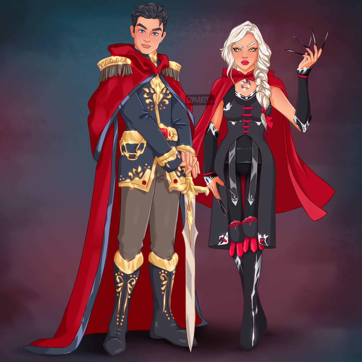 Dorian Havilliard and Manon Blackbeak shelfie characters - OFFICIALLY LICENSED MERCHANDISE