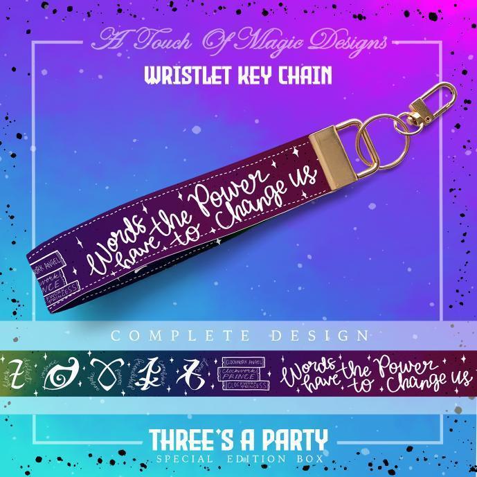 Shadowhunters inspired faux leatherette wristlet