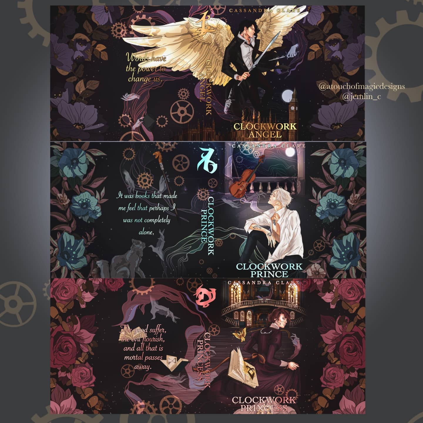 Clockwork dust jacket set