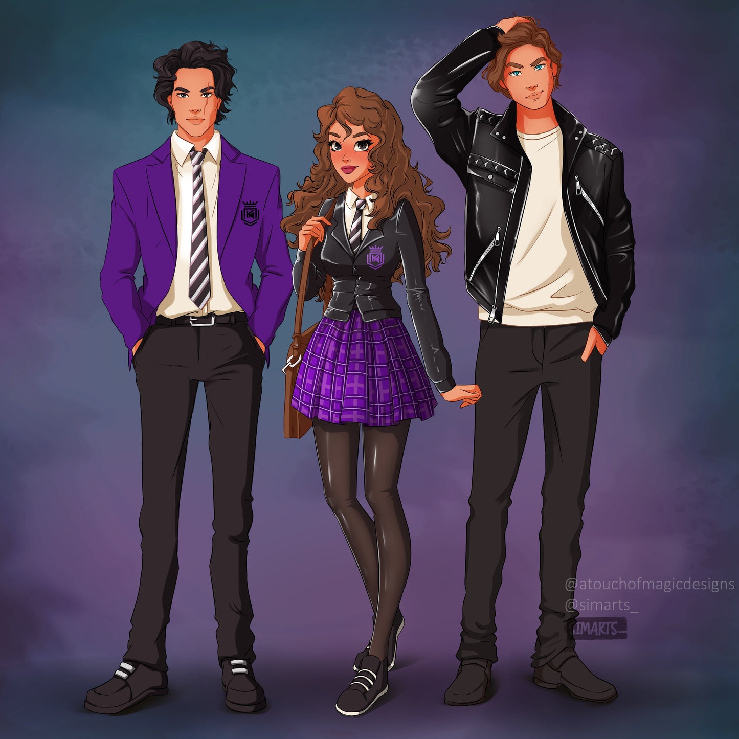 Shelfie set - Grace, Jaxon & Hudson - Crave series