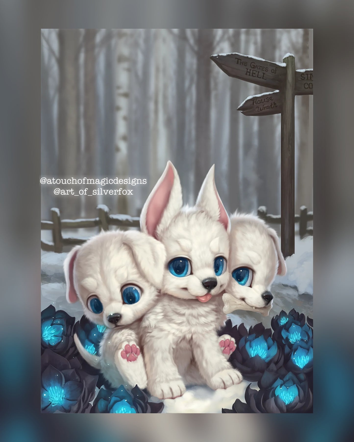 Demons best friend - premium print