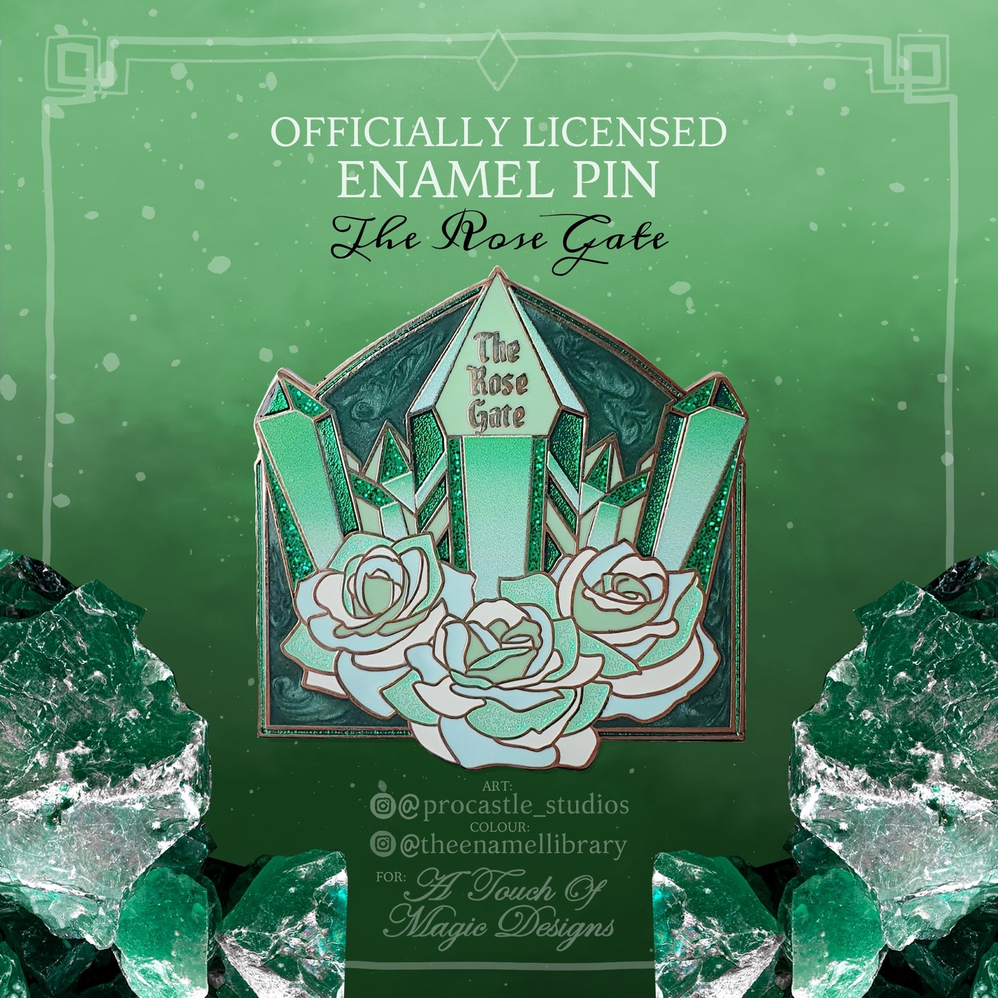 Crescent City gates collection - pin #3 - the Rose gate - OFFICIALLY LICENSED