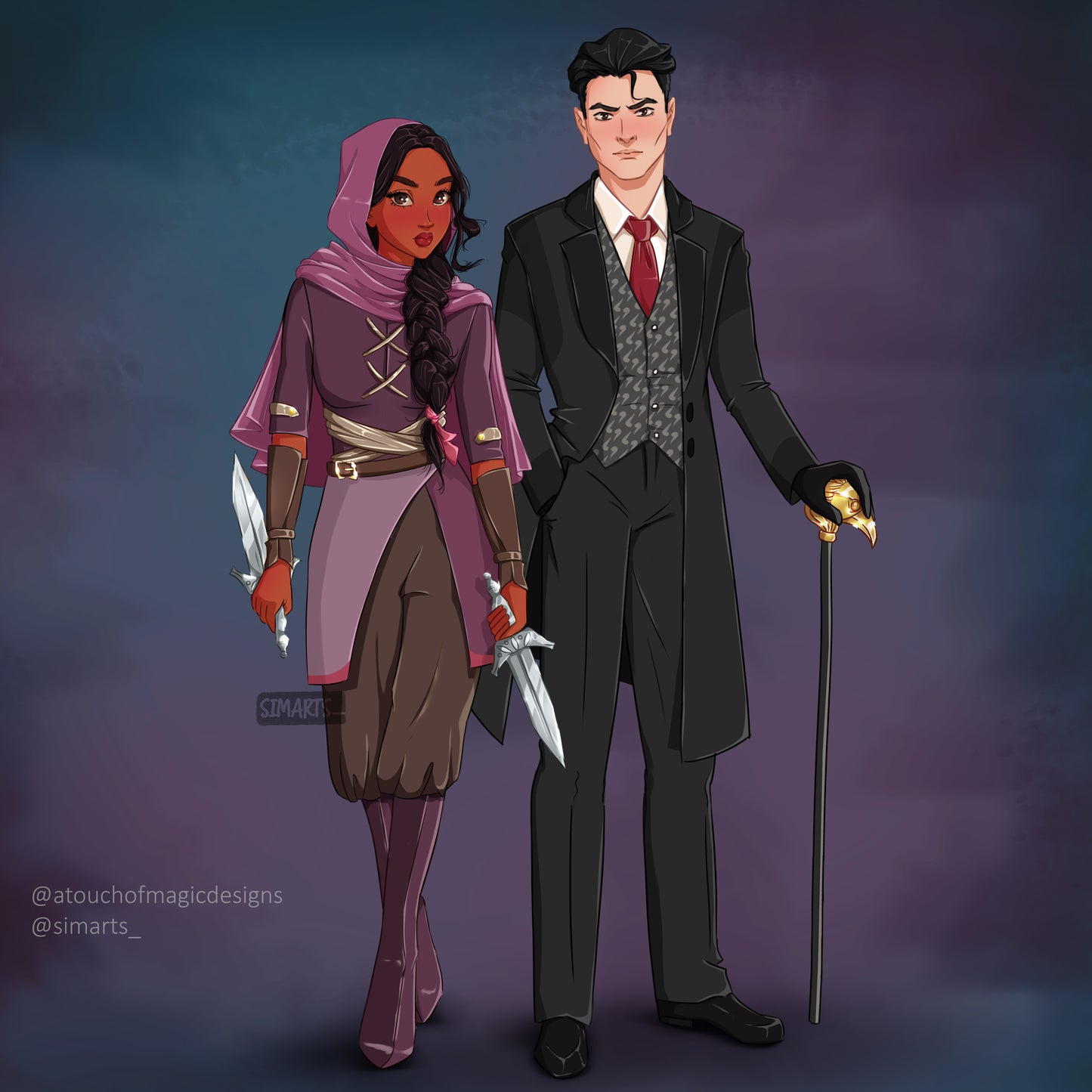 Shelfie set - Kaz & Inej