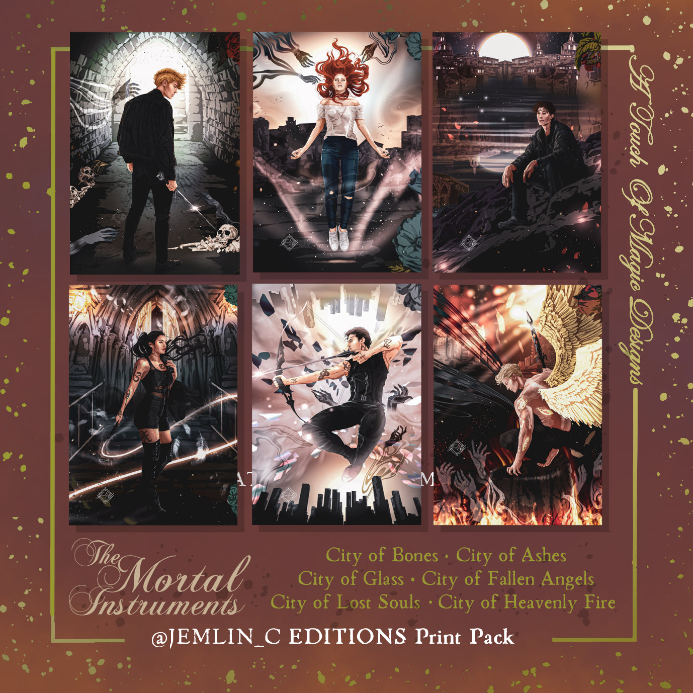 The Mortal Instruments - premium print set