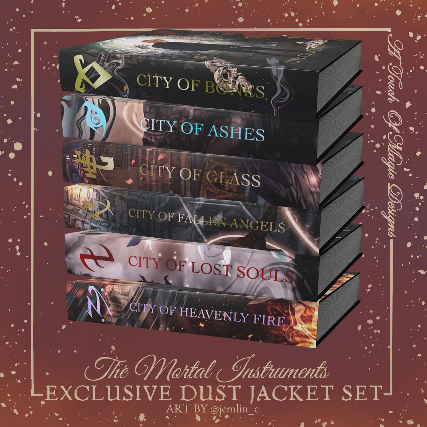 The Mortal Instruments - dust jacket set