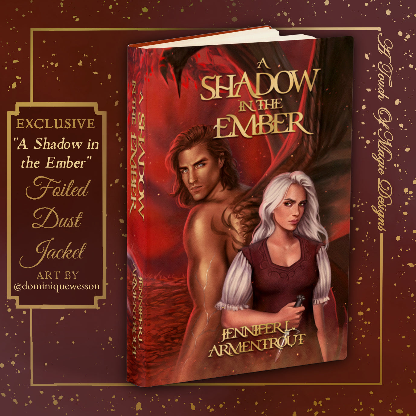 A Shadow in the Ember - dust jacket