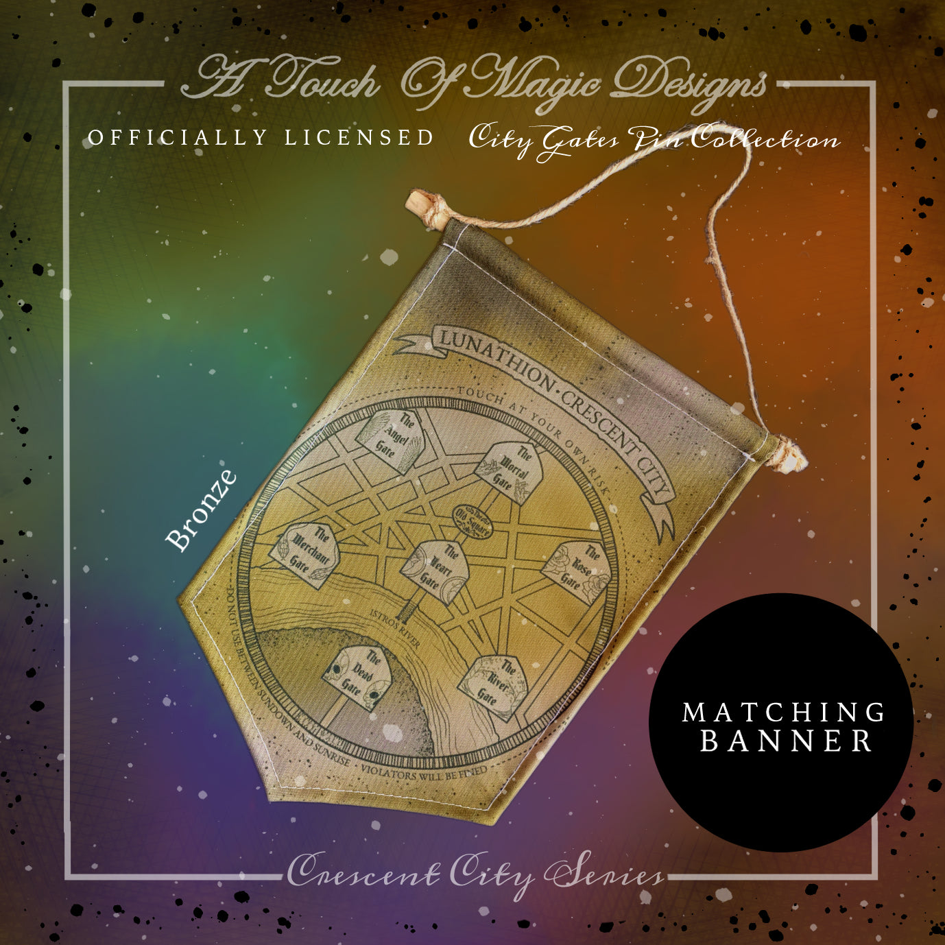 Crescent City gates collection - banner #1 - Bronze - OFFICIALLY LICENSED